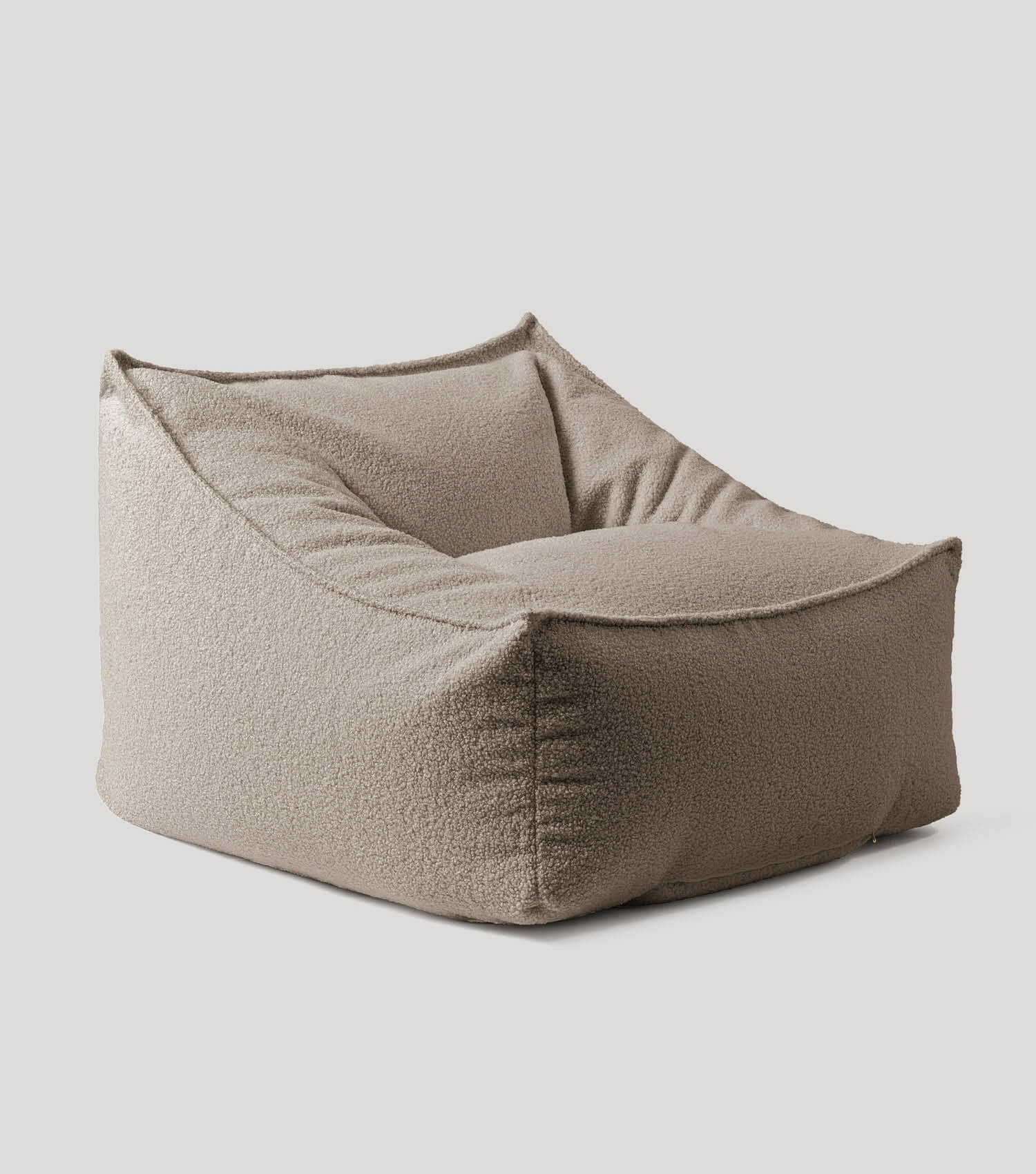 'Snug' Bouclé Sitzsack Armlehnensessel Lesesessel
