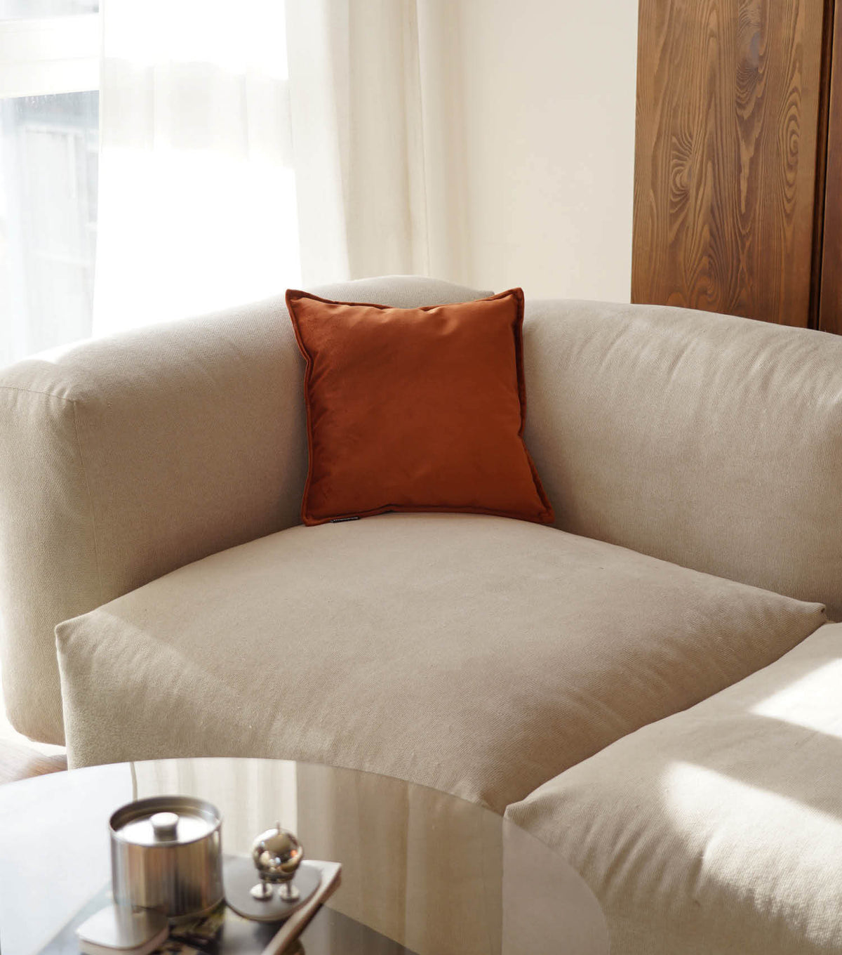 Samtkissen Kissen Couchkissen Sofakissen Velvet Dekokissen