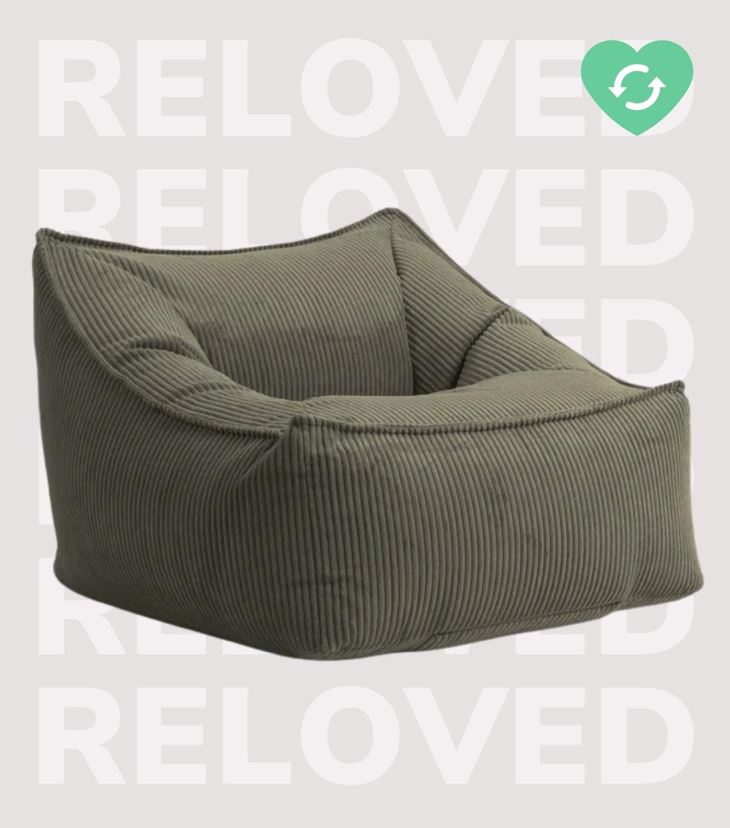 Cord Sessel Lesesessel XXL Sitzsack Sitzsack Cord Bean Bag Armlehnen