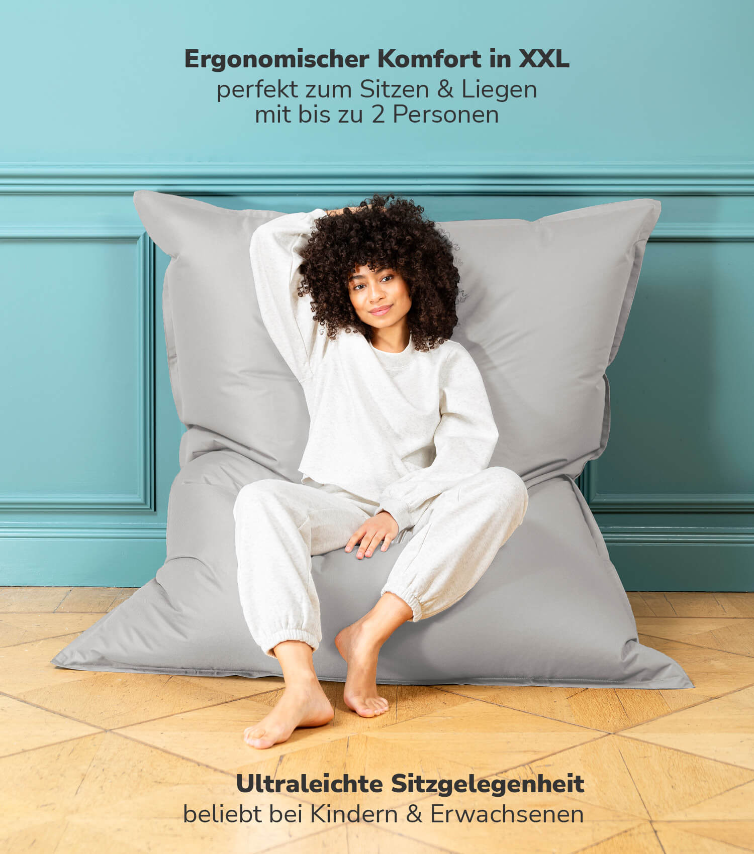 Sitzsack XXL Bean Bag Riesensitzsack Liegekissen Bodenkissen Relaxliege