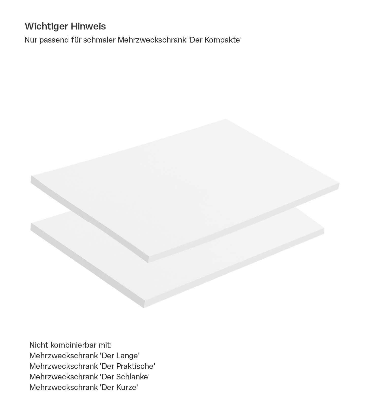 Einlegeböden Kleiderschrank Garderobenschrank Regalbretter Schrank#sku_EB4.1-w