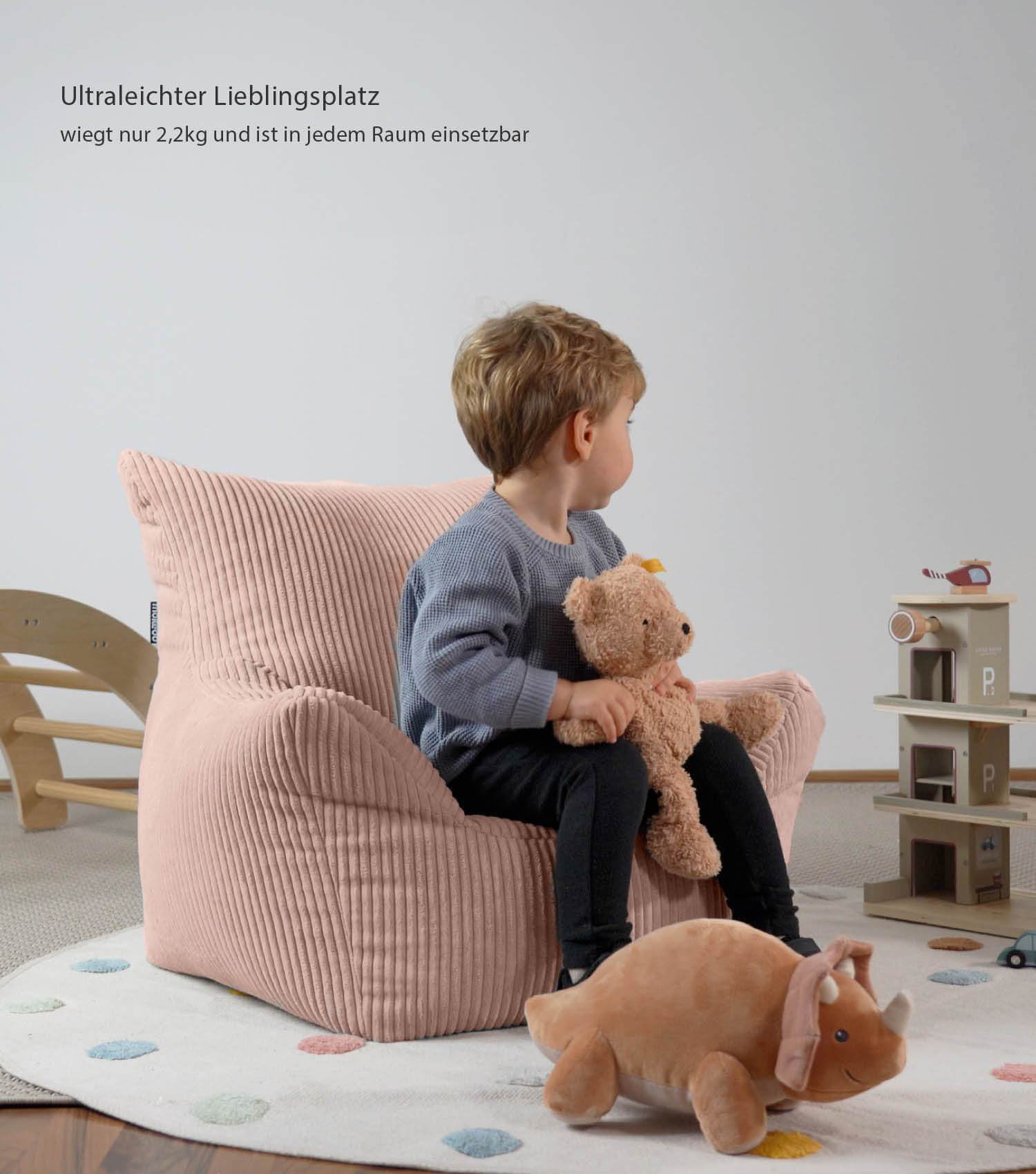 Kinder Sitzack Cord Kindersessel Lesesessel Bodenkissen Kindersitzsack Outdoorsitzsack