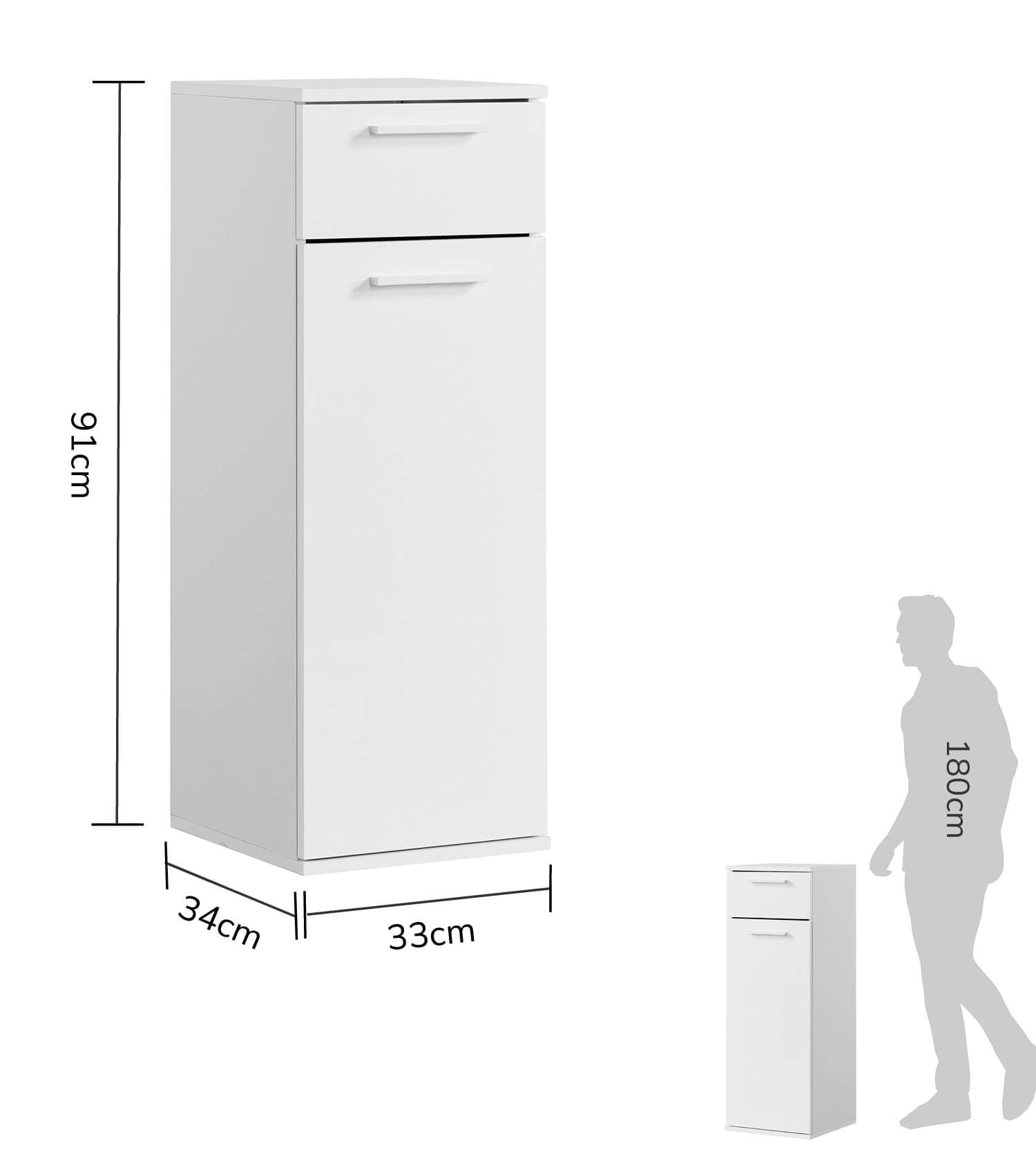 Bad-Beistellschrank Badschrank Badezimmerschrank Beistellschrank Badregal