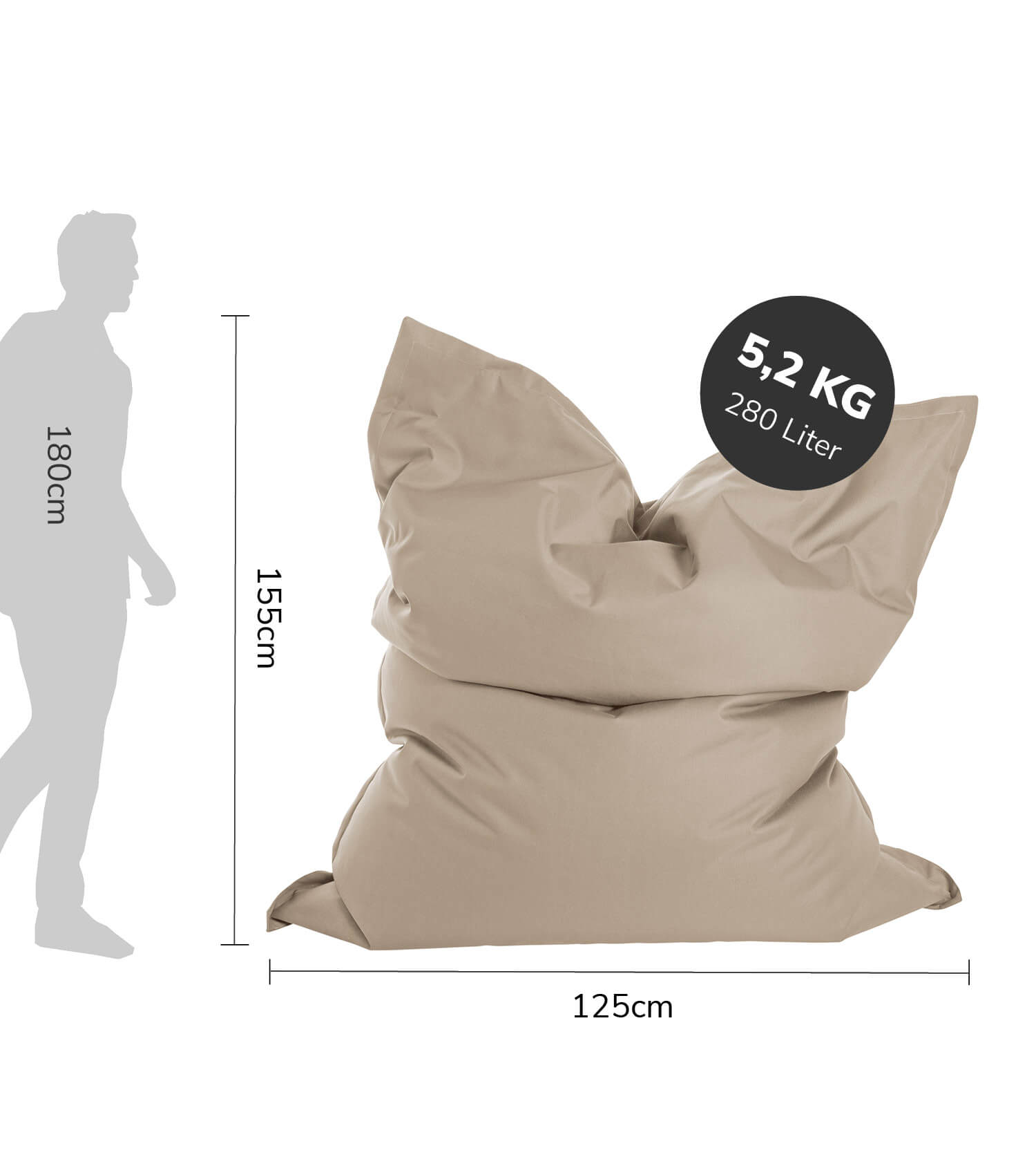 Sitzsack XXL 'Der Sundowner'