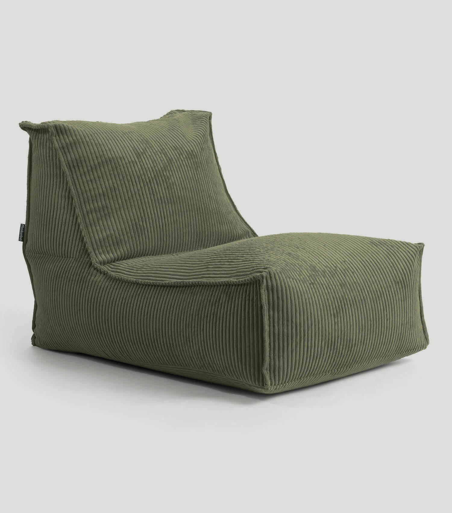 Sitzsack XXL + Pouf für Kinder & Erwachsene mit Füllung 'Der Gelassene'#sku_BB2.1Poso-046oliv