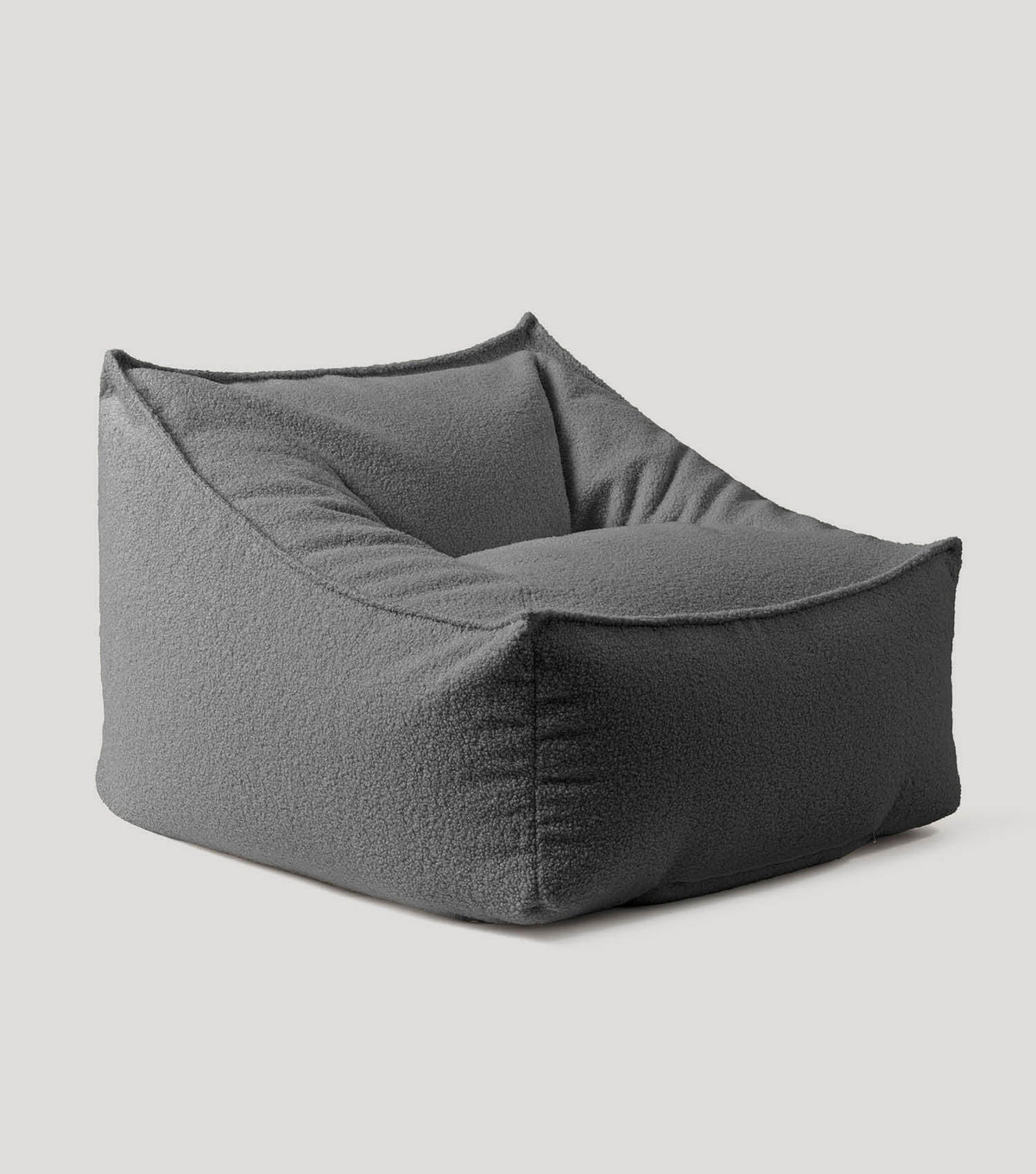 'Snug' Bouclé zitzak leunstoel leesstoel#sku_BB8.1Felis-007ant