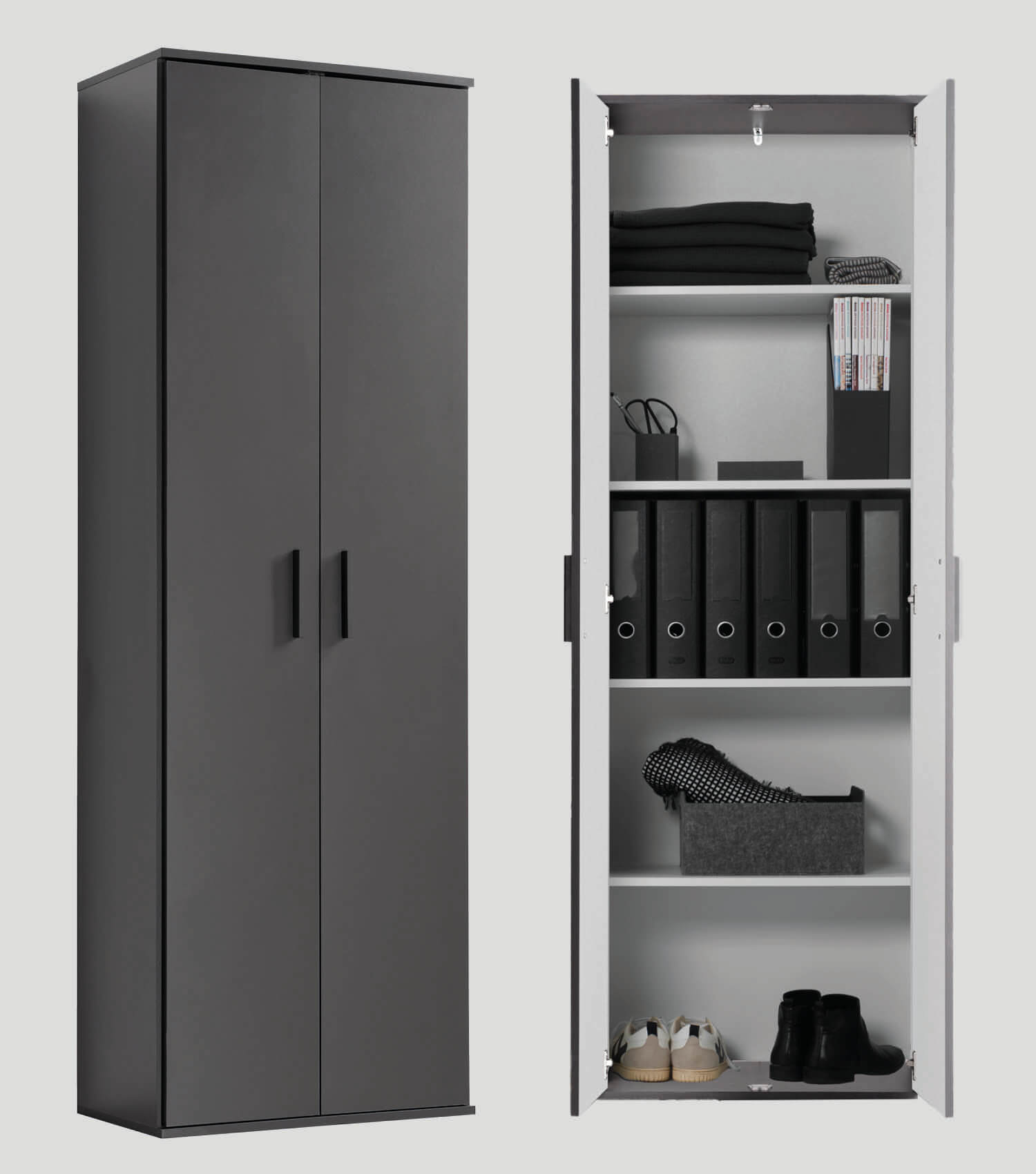 Mehrzweckschrank Aktenschrank Schuhschrank Allzweckschrank Flurschrank#sku_MS1.3ant-solo