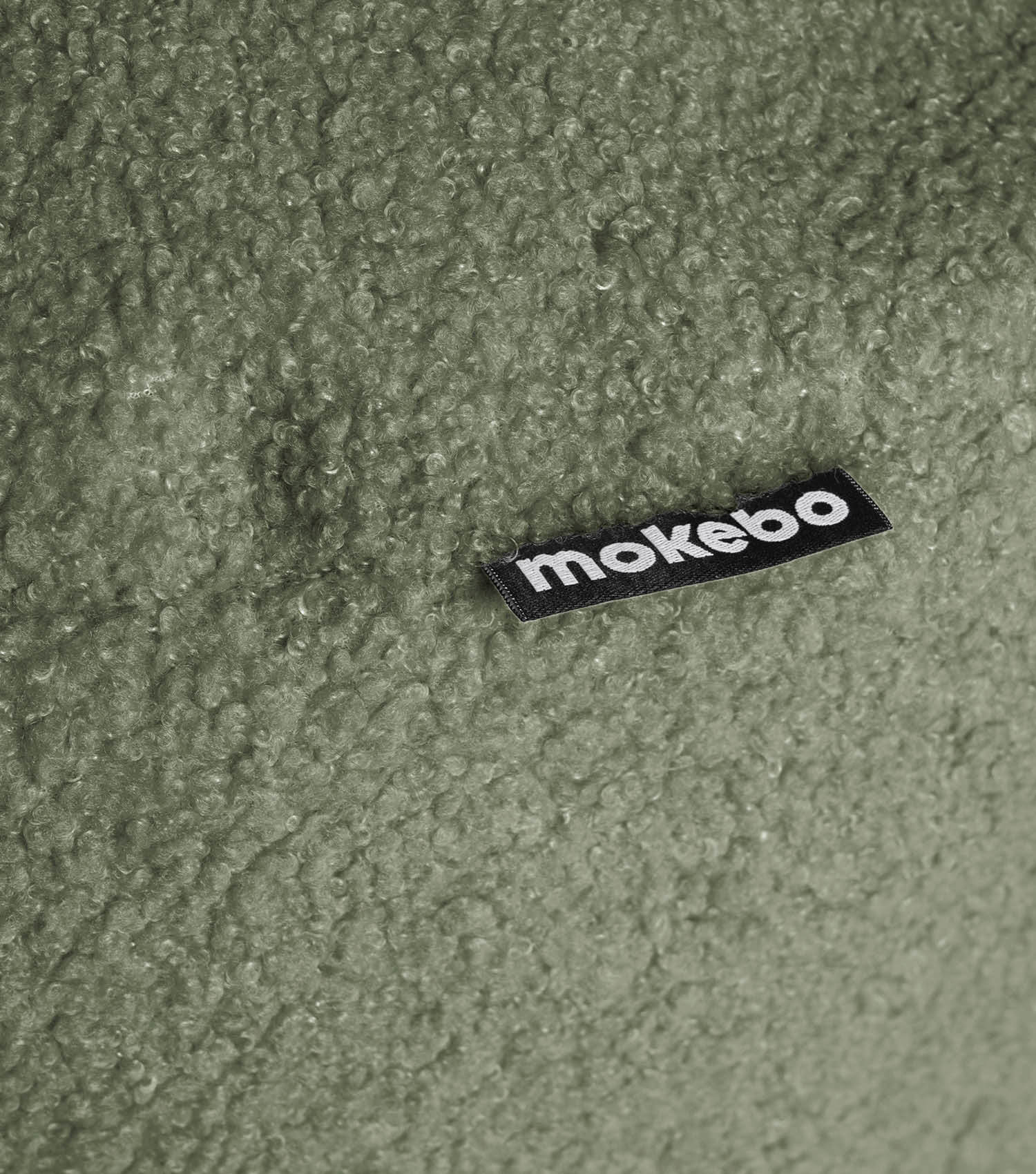 mokebo® 'Mochi' Bouclé Pouf Sitzhocker Fußhocker Beistelltisch