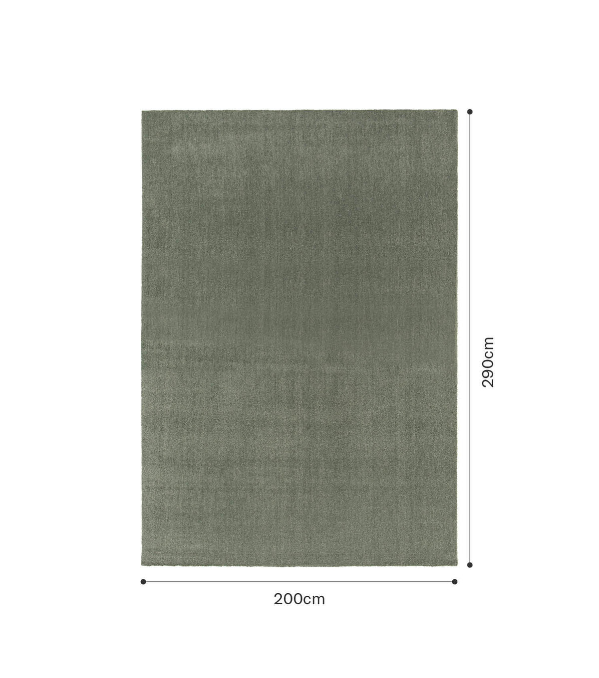 Waschbarer Indoor Teppich 'Barefoot' Teppich Wohnzimmer Moderner Teppich