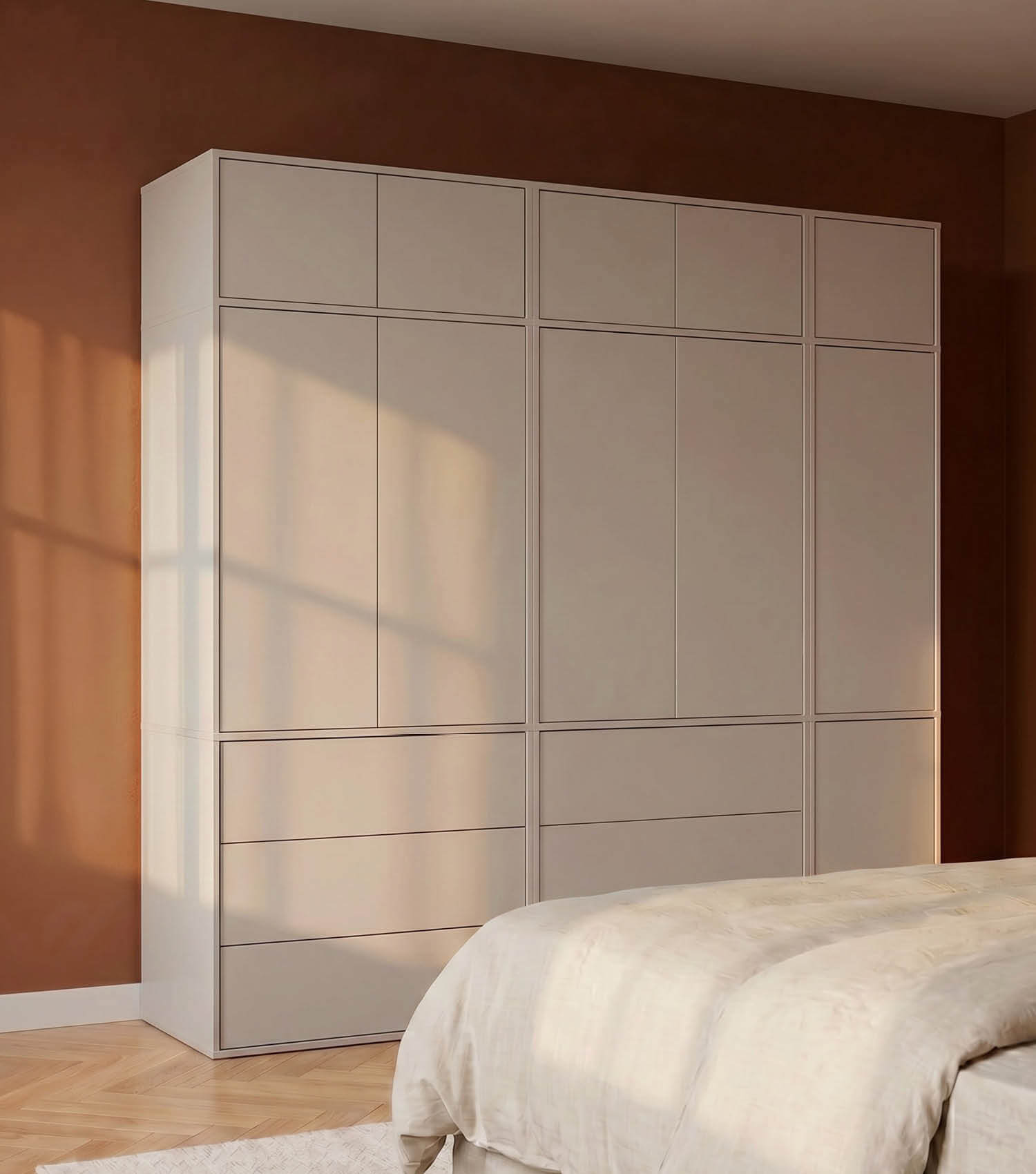 Kleiderschrank 'Robe' Schlafzimmerschrank Garderobe Flurschrank