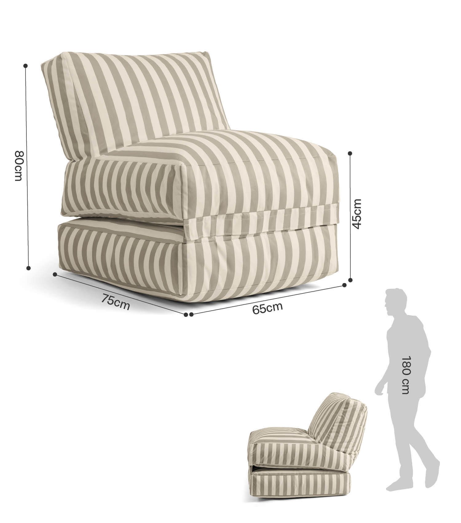 Sitzsack Bodenkissen Relaxliege Bean Bag Liege Sitzbag Sitzkissen