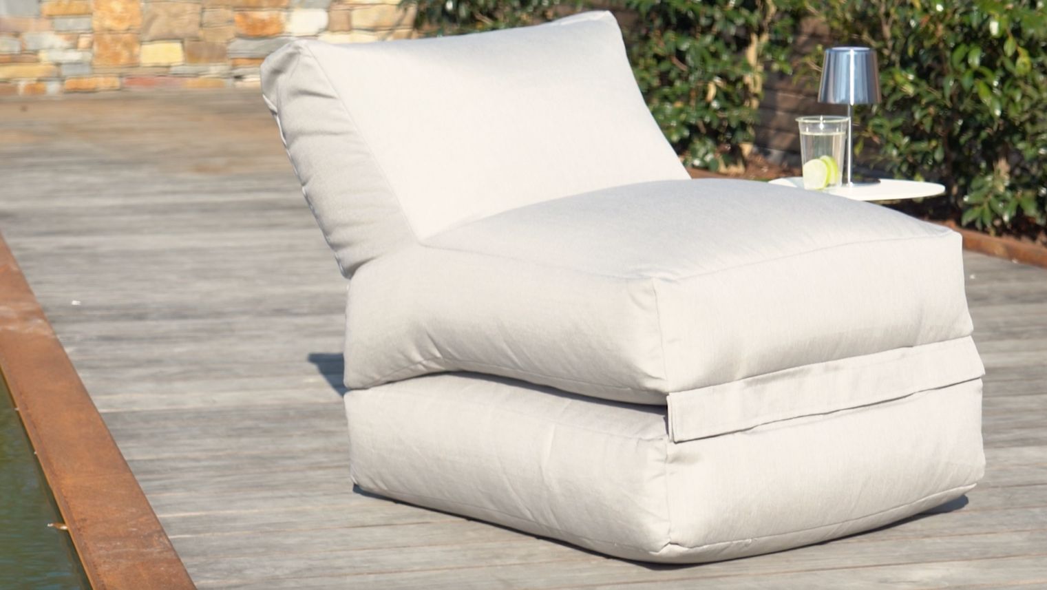 Outdoor Sitzsack 'Der Summerdream' in Lichtgrau