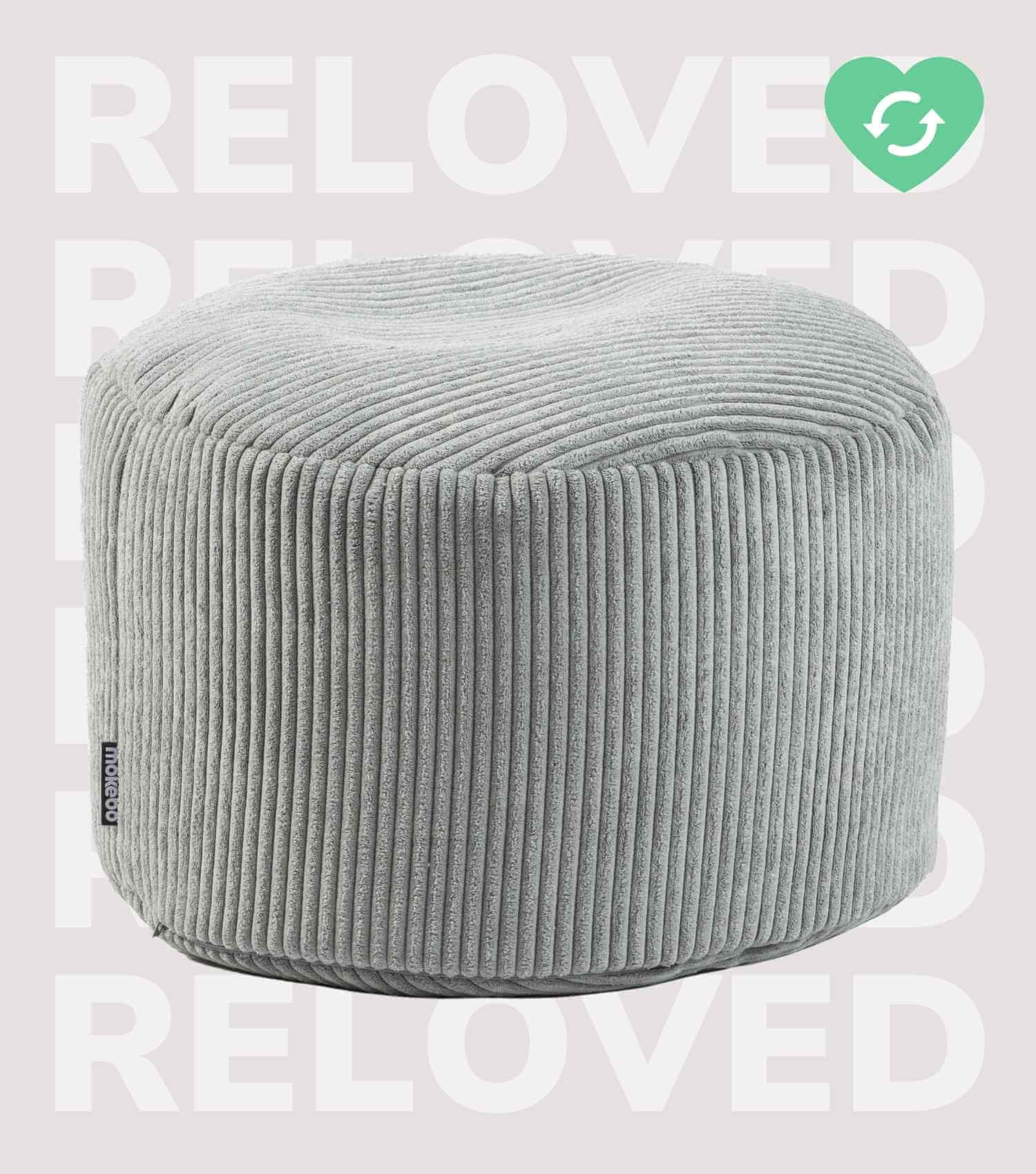 Pouf Hocker Sitzhocker Fußhocker Beistelltisch Sitzpouf Puff Sitzwürfel#sku_PF4mini-Poso-003grau_C#sku_PF4ind-Poso-003grau_C