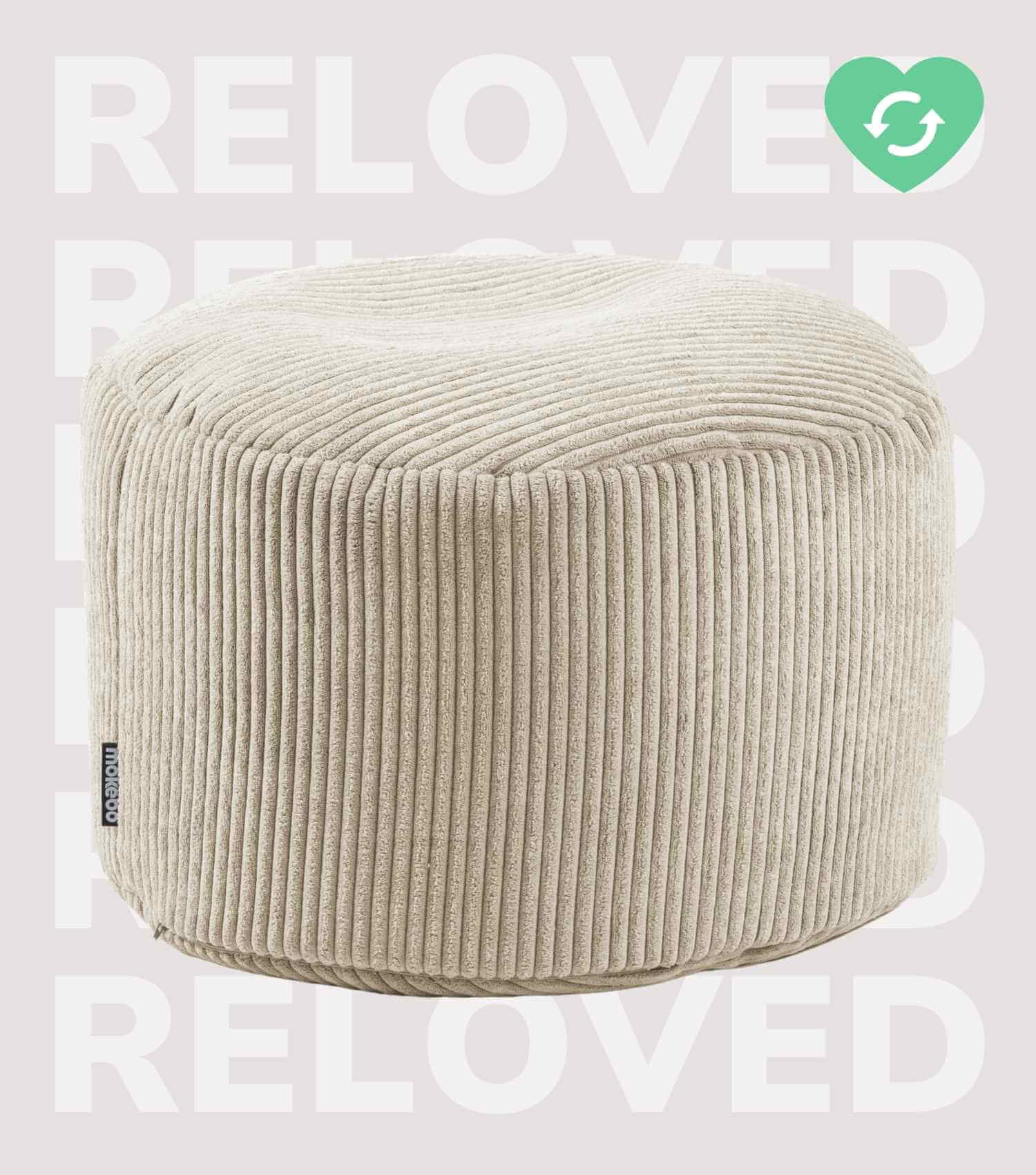 Pouf Hocker Sitzhocker Fußhocker Beistelltisch Sitzpouf Puff Sitzwürfel#sku_PF4ind-Poso-080nat_C#sku_PF4mini-Poso-080nat_C