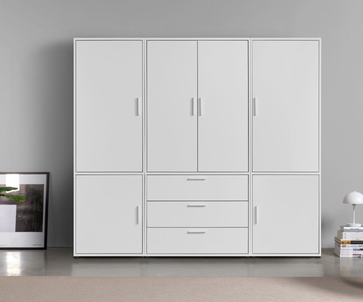 Kleiderschrank weiß Schlafzimmer Schlafzimmerschrank 