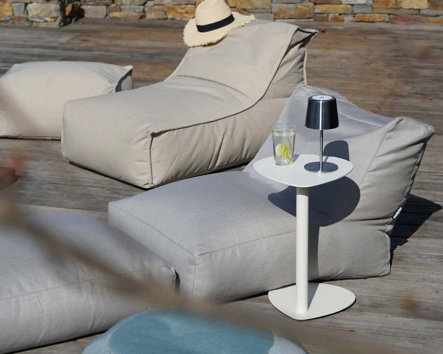 Outdoor Sitzsäcke und Poufs 'Der Sundowner' + 'Der Summerdream' Sitzsäcke für Hotels 