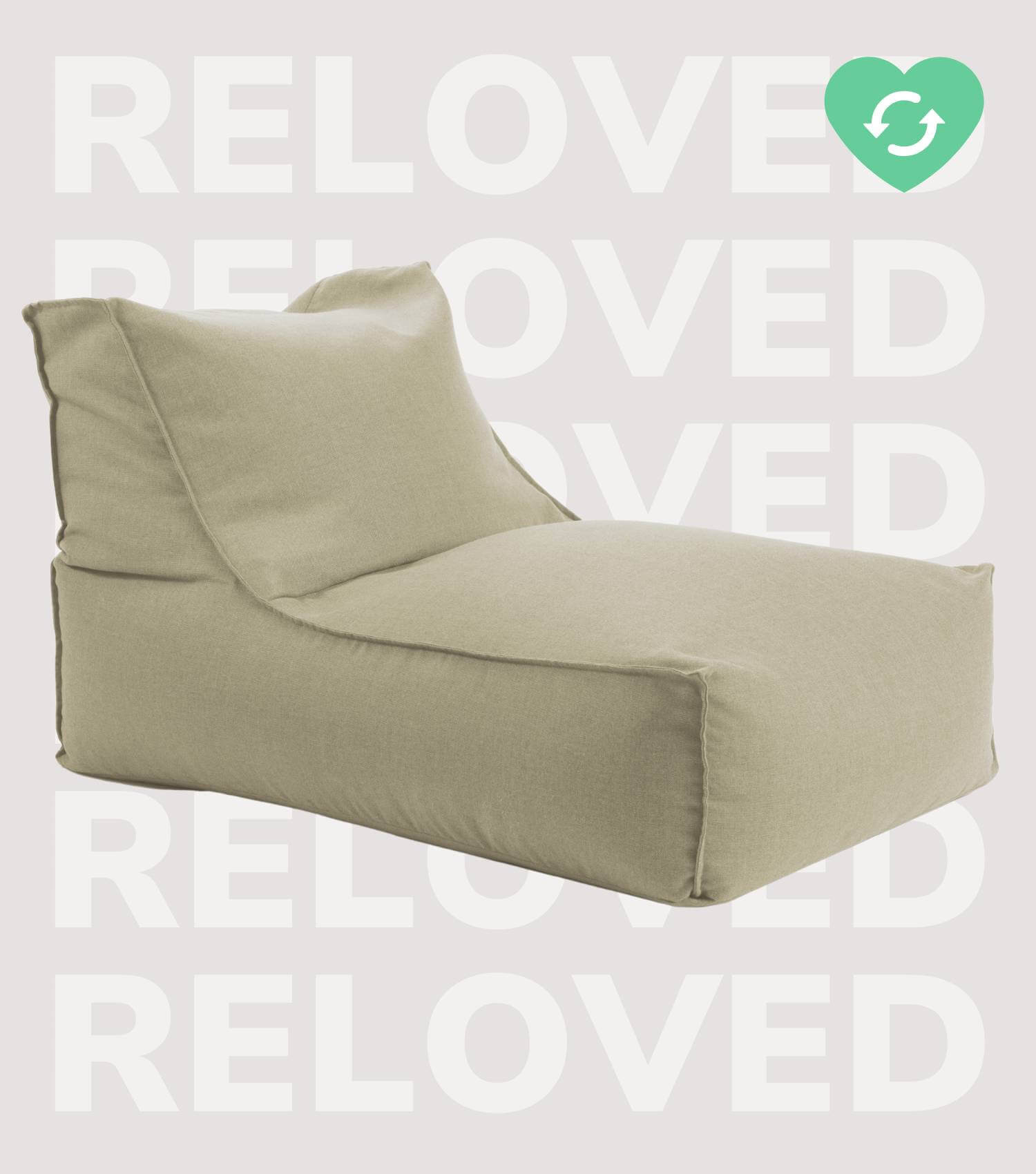 Sitzsack Bodenkissen Relaxliege Bean Bag Liege Sitzbag Sitzkissen#sku_BB2.1Talea-076sand_C