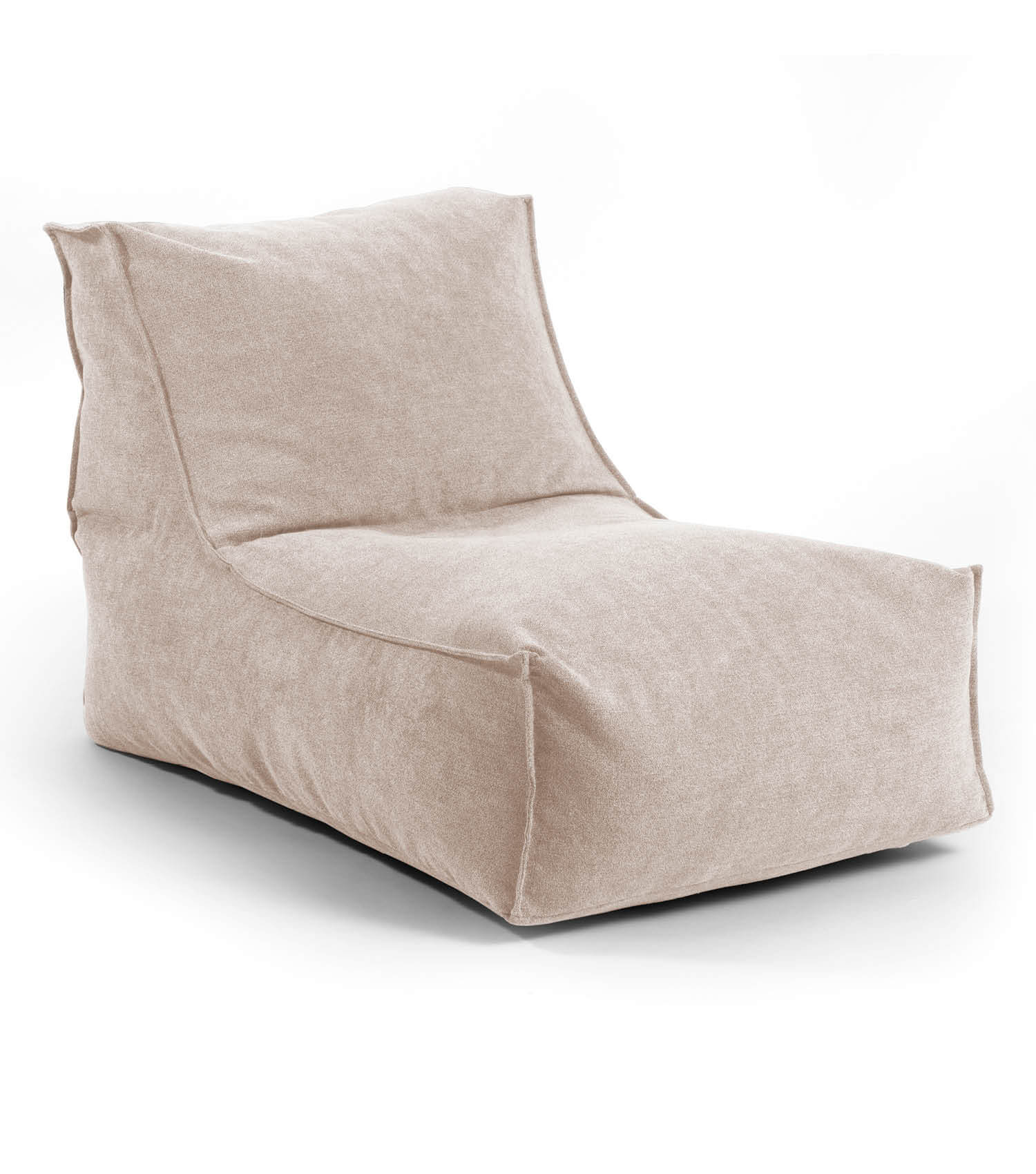 Sitzsack XXL + Pouf für Kinder & Erwachsene mit Füllung 'Der Sundowner'#sku_BB2.1ind-Alfa071beig