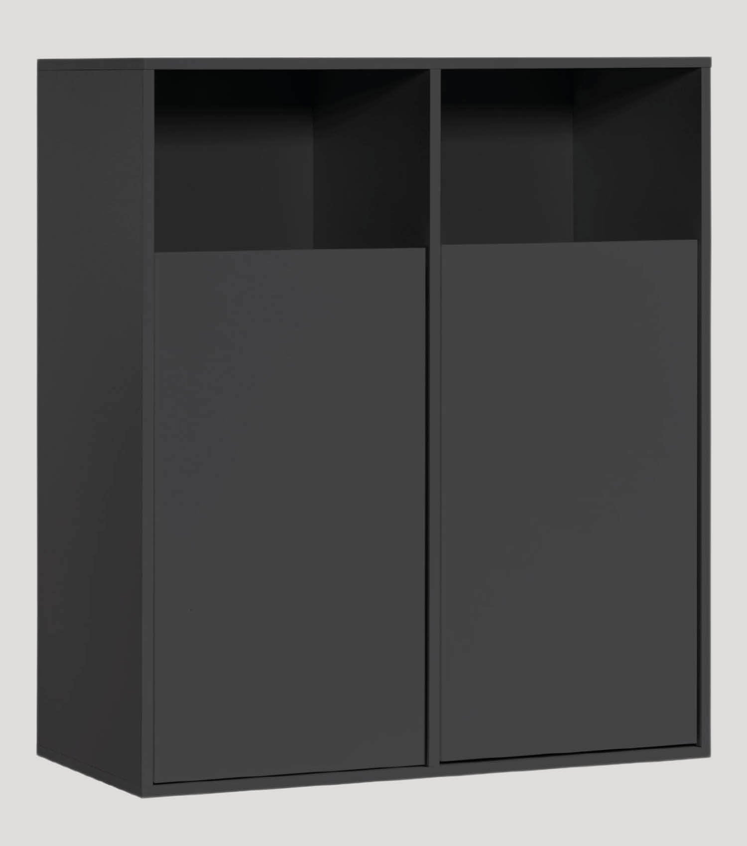 Wäscheschrank Wäschesammler Wäschekorb Holz Wäschetrenner Wäschebox#sku_WS1.2-ant