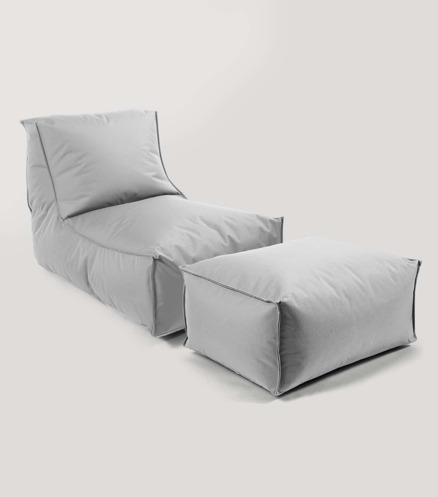 Sitzsack Bodenkissen Relaxliege Bean Bag Liege Sitzbag Sitzkissen#sku_BB2.2out-003grau