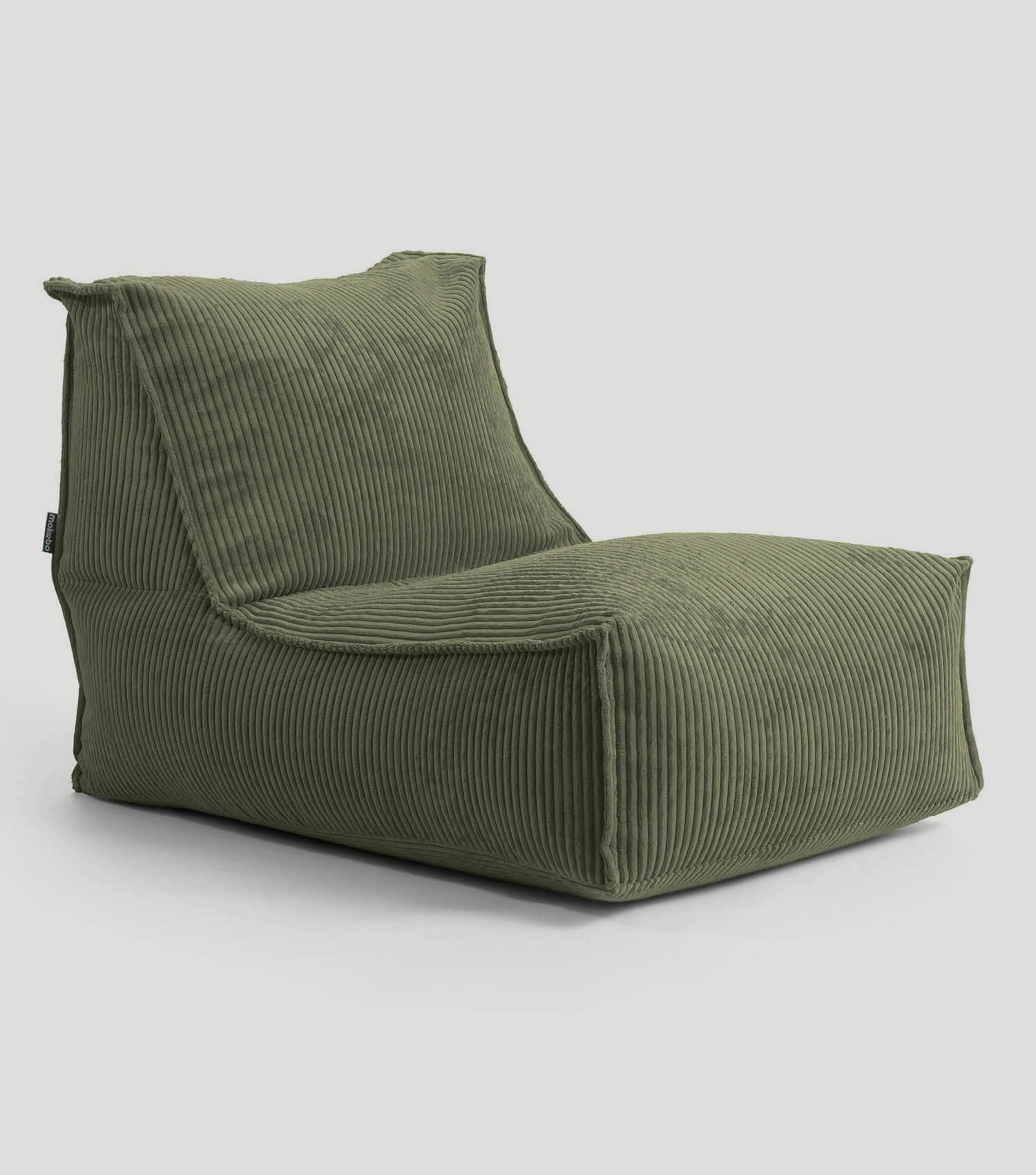 Sitzsack XXL + Pouf für Kinder & Erwachsene mit Füllung 'Der Gelassene'#sku_BB2.1Poso-046oliv