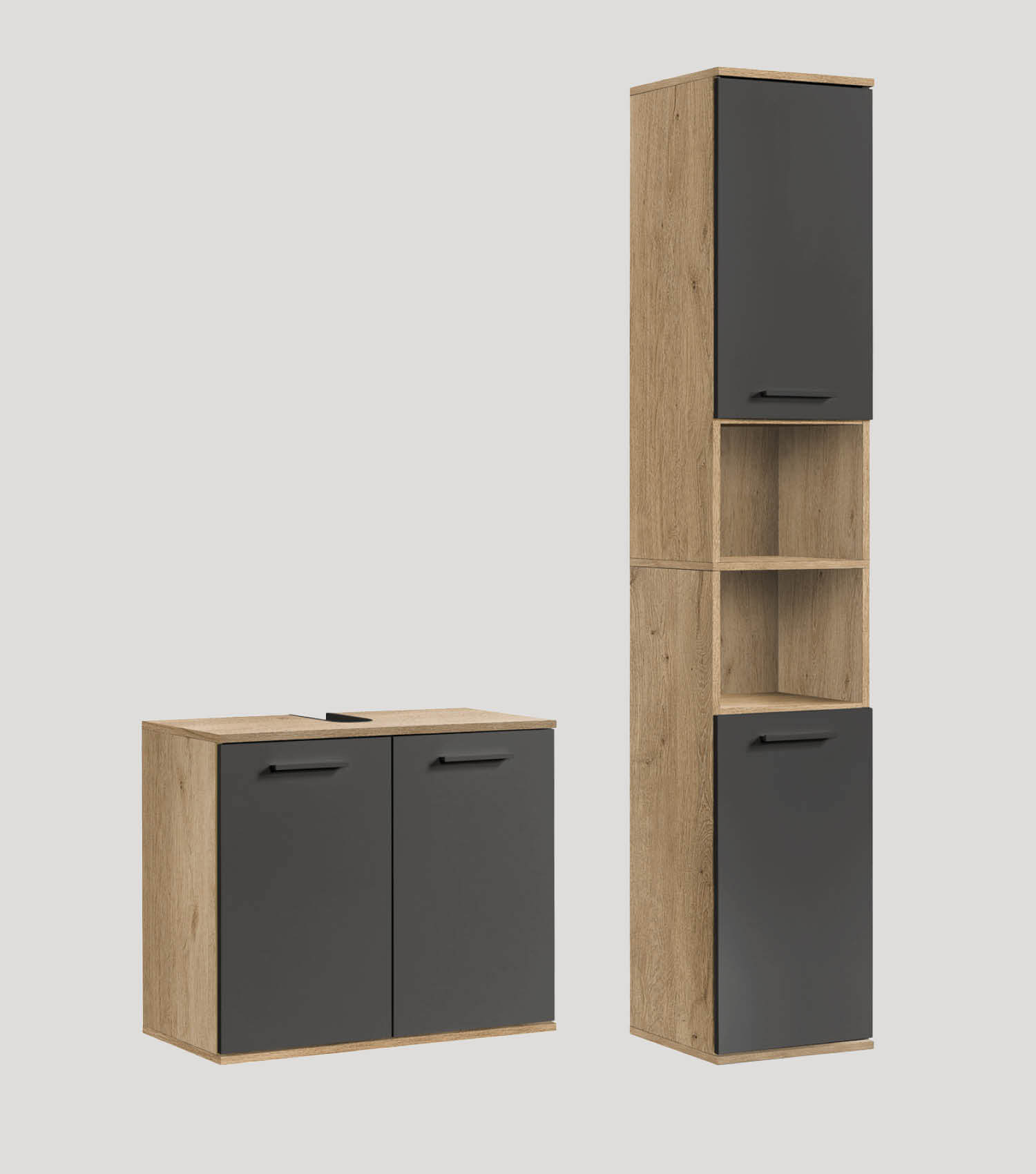 Badmöbel Set Badschrank Set Badschränke Badezimmerschränke Schrank Set#sku_BS6.3-vo-an