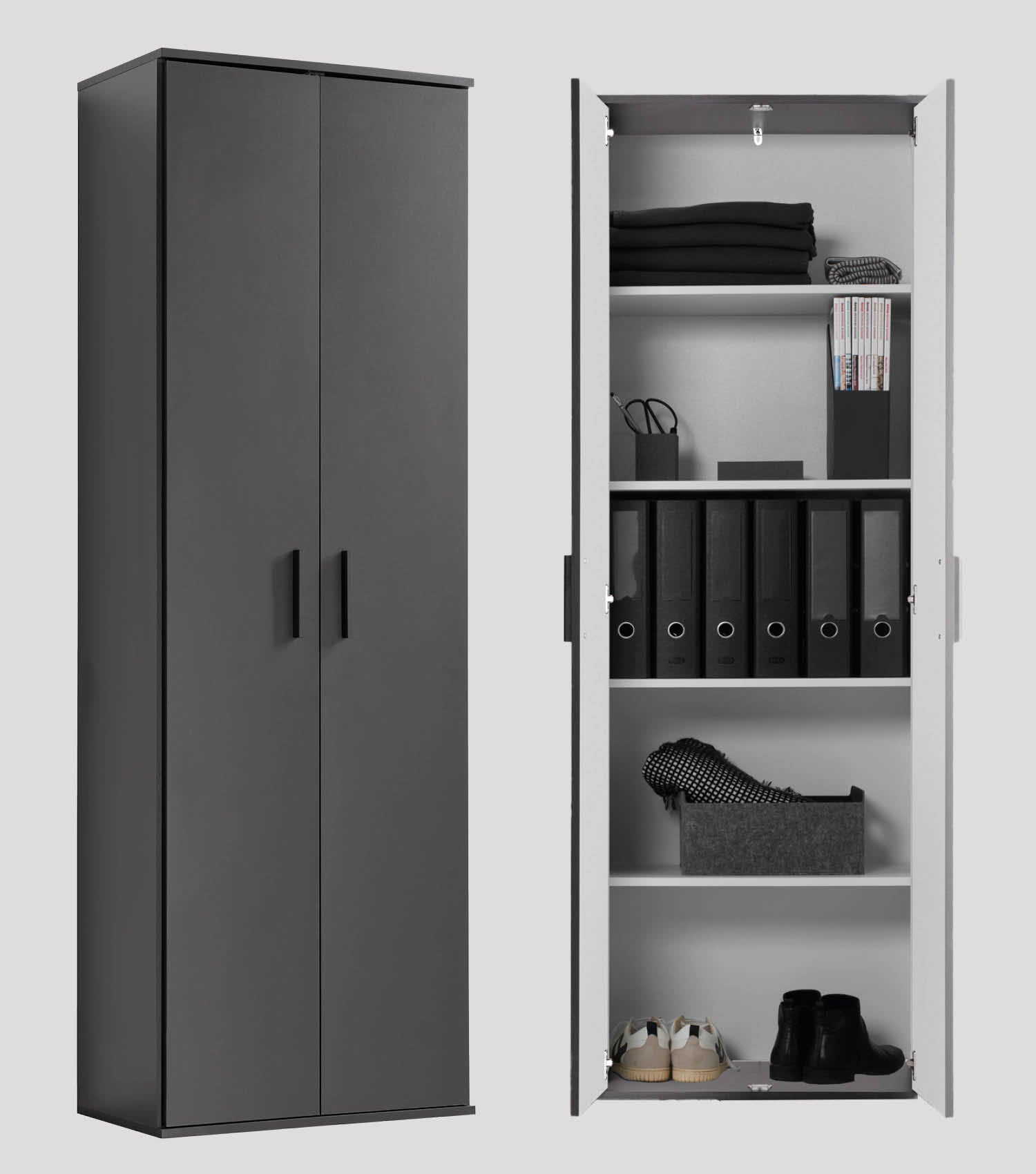 Mehrzweckschrank Aktenschrank Schuhschrank Allzweckschrank Flurschrank#sku_MS1.3ant-solo