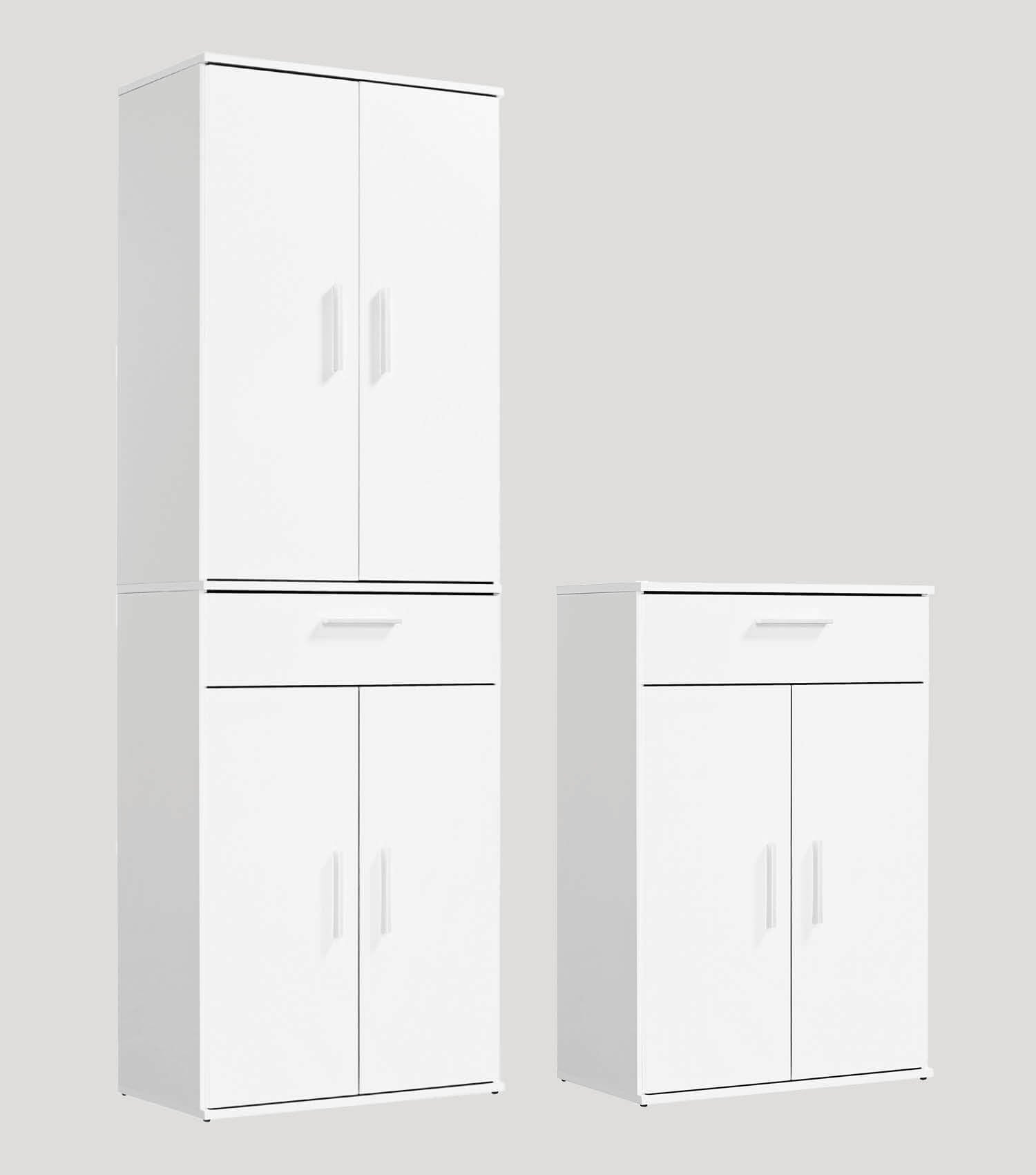 Mehrzweckschrank Set Schrankwand Büroschränke Mehrzweckschränke#sku_MS4.1ms+4.2ms-w-set