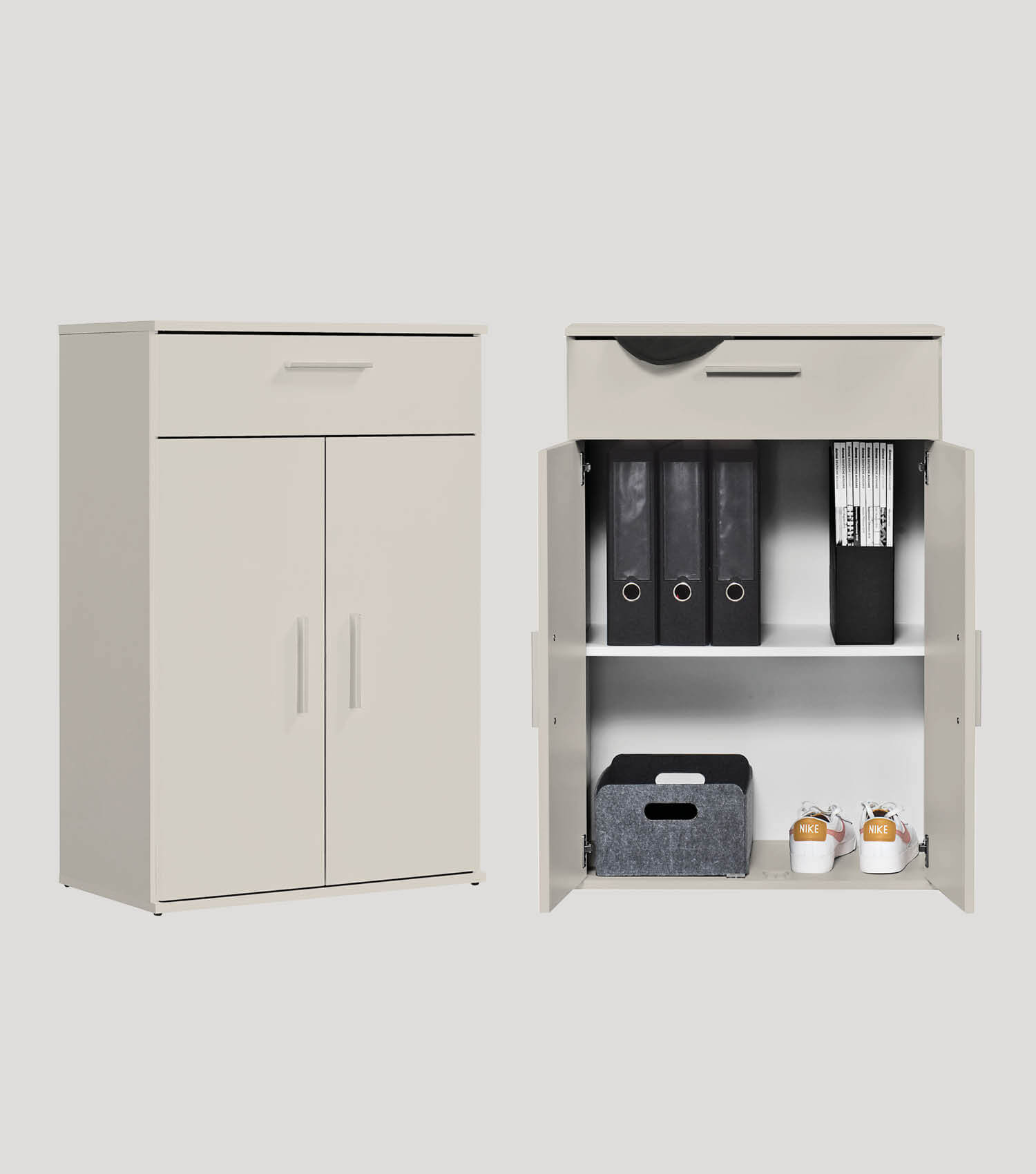 Mehrzweckschrank + Schubladen 'Der Praktische' Aktenschrank Schuhschrank#sku_MS4.2ksg