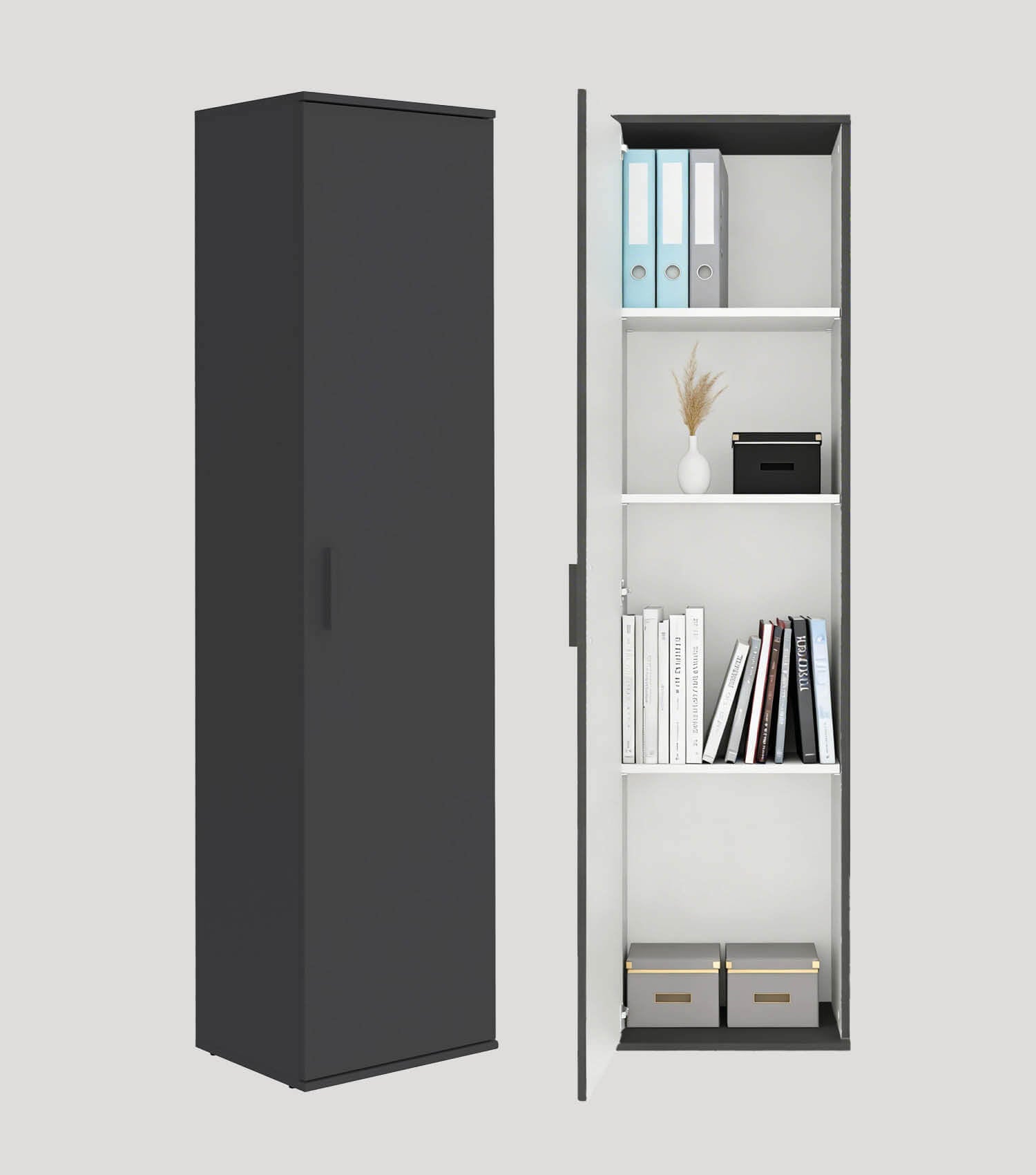 Besenschrank schmal Putzschrank Schrank Allzweckschrank Flurschrank Küchenschrank Mehrzweckschrank#sku_MS6.1-ant