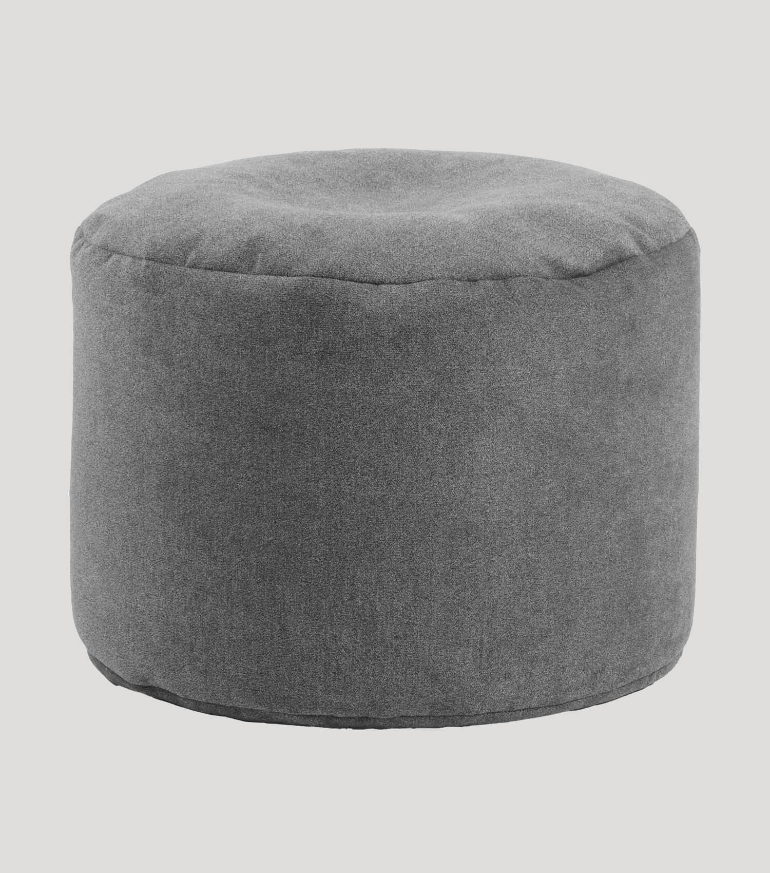 Indoor Pouf Hocker Sitzkissen Bodenkissen 'Der Ruhepouf' Fußhocker rund#sku_PF1ind-Alfa007anth#sku_PF1mini-Alfa-007ant