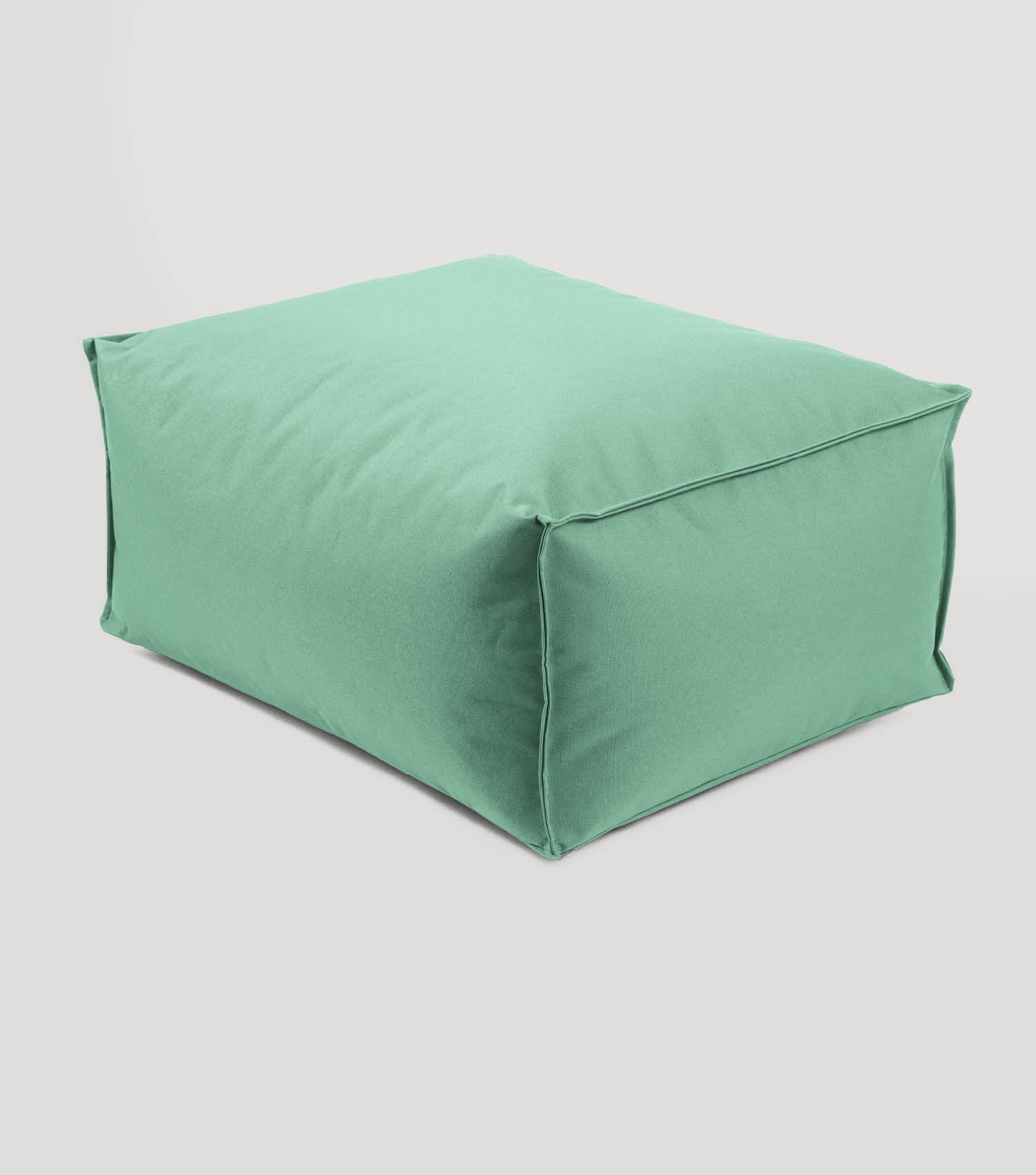 Outdoor Pouf Hocker Sitzkissen Bodenkissen 'Der Ruhepouf' Fußhocker eckig#sku_PF2out-101euka