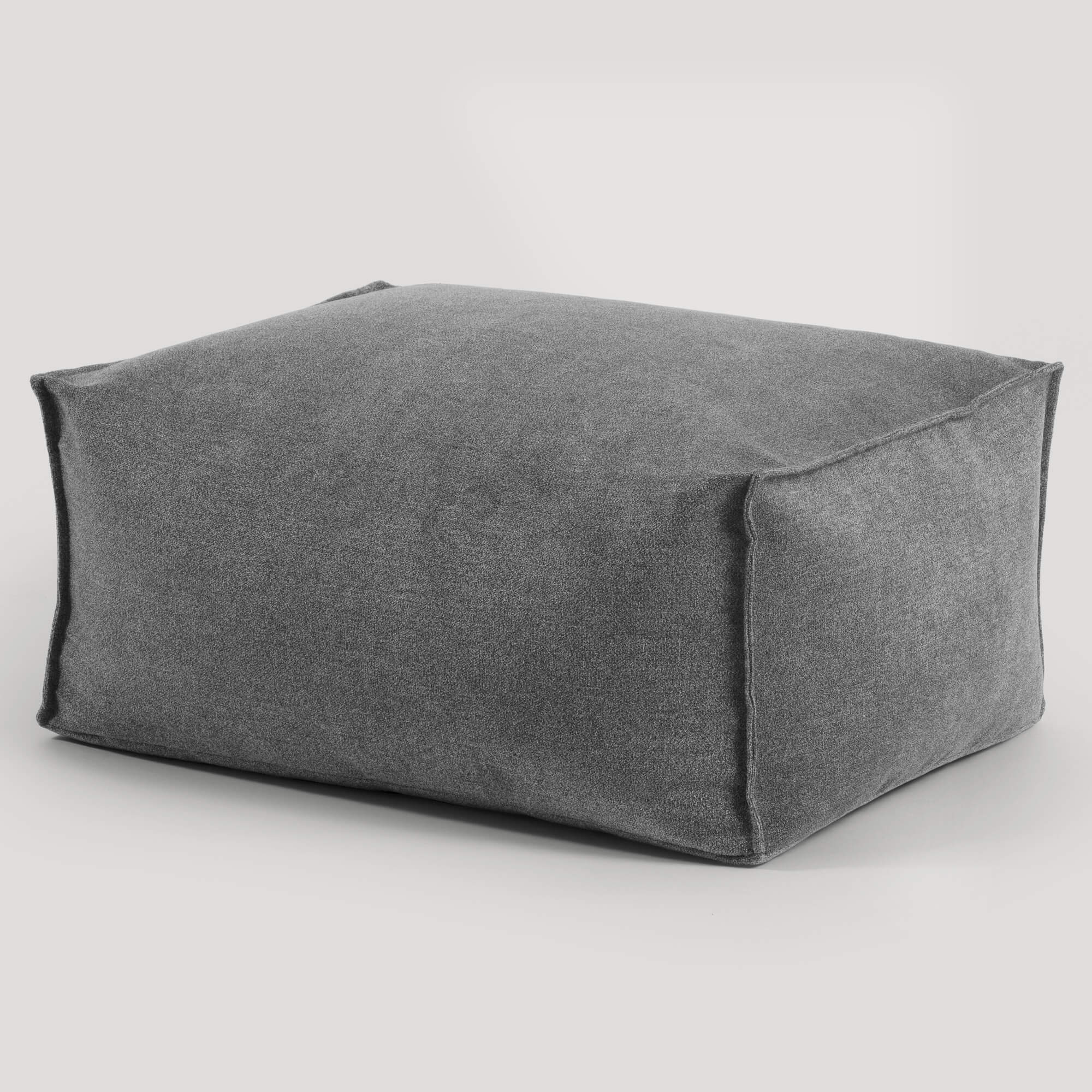 Indoor Pouf Hocker Sitzkissen Bodenkissen 'Der Ruhestifter' Fußhocker eckig#sku_PF2ind-Alfa007anth
