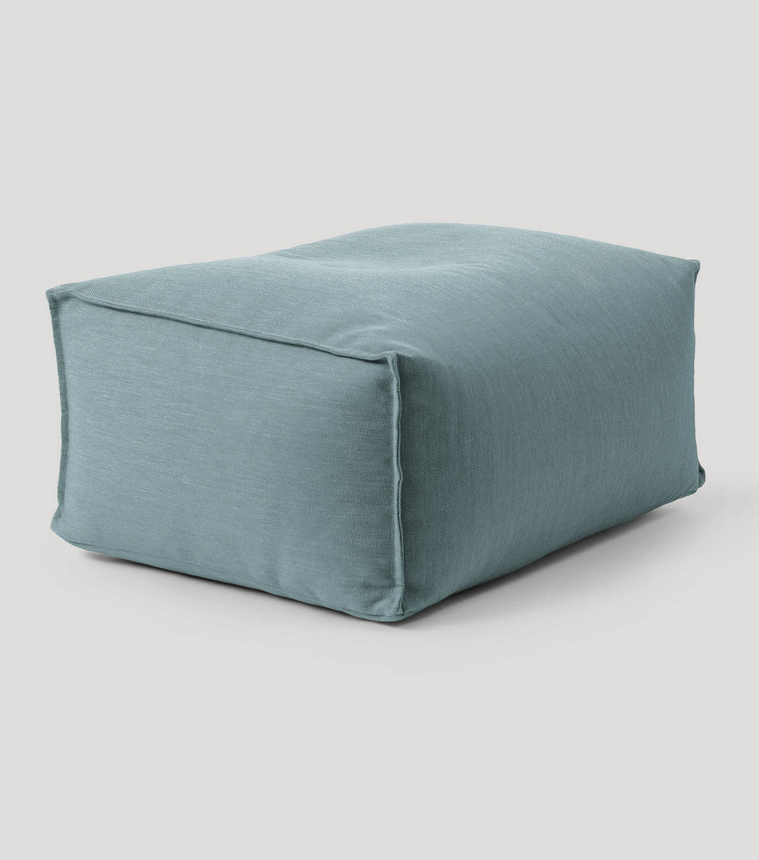 Outdoor Pouf Hocker Sitzkissen Bodenkissen 'Der Ruhepouf' Fußhocker eckig#sku_PF2Talea-025hbla