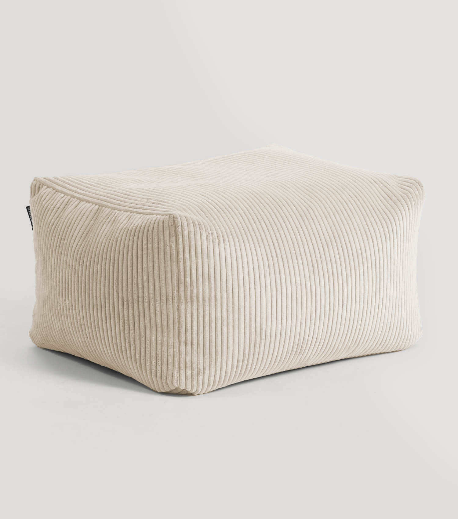 Indoor Pouf Hocker Sitzkissen Bodenkissen 'Der Ruhestifter' Fußhocker eckig#sku_PF2poso-080nat