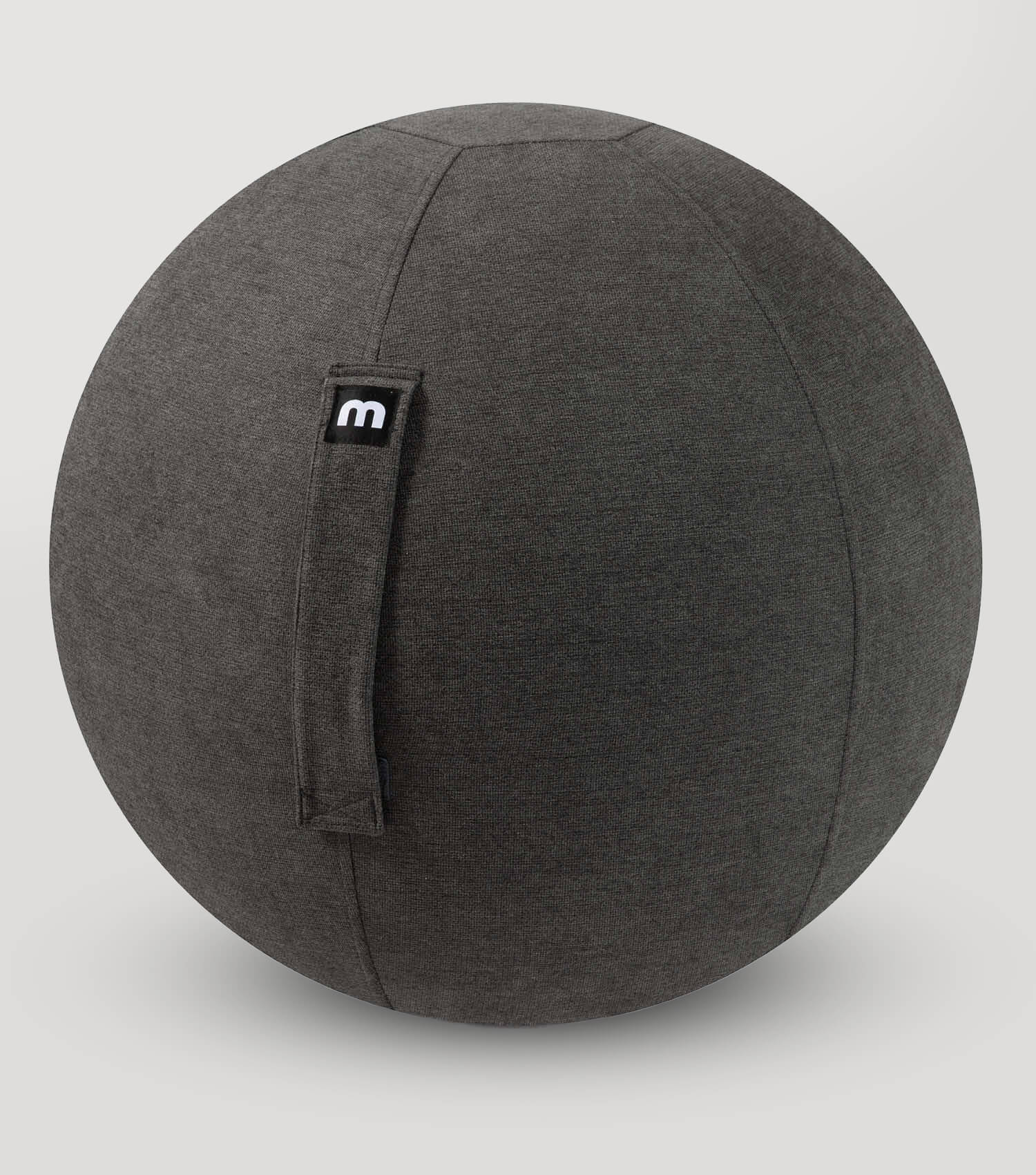 Stoff Sitzball ergonomisch 'Der Sportliche' Gymnastikball & Hocker Grau#sku_SBL1_Primo006_ant