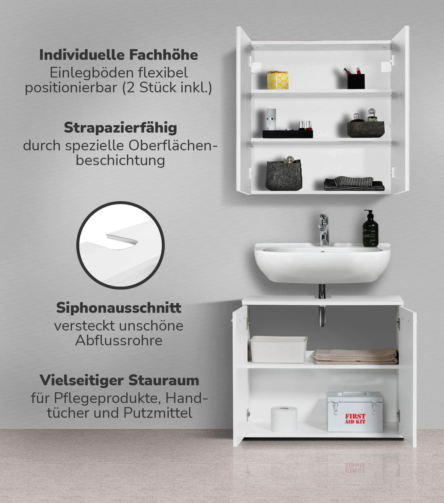 Badmöbel Set Badschrank Set Badschränke Badezimmerschränke Schrank Set