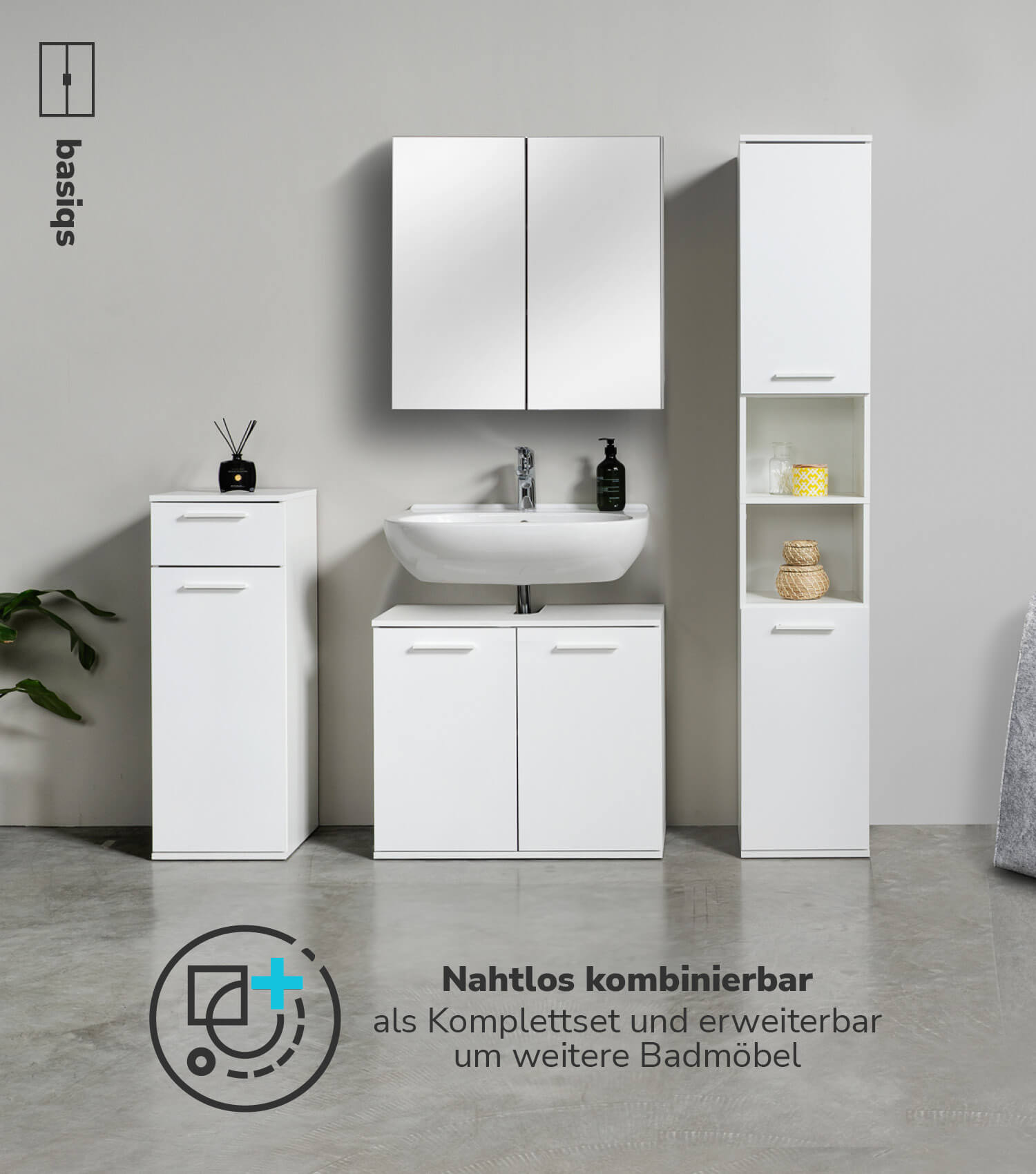 Badmöbel Set Badschrank Set Badschränke Badezimmerschränke Schrank Set