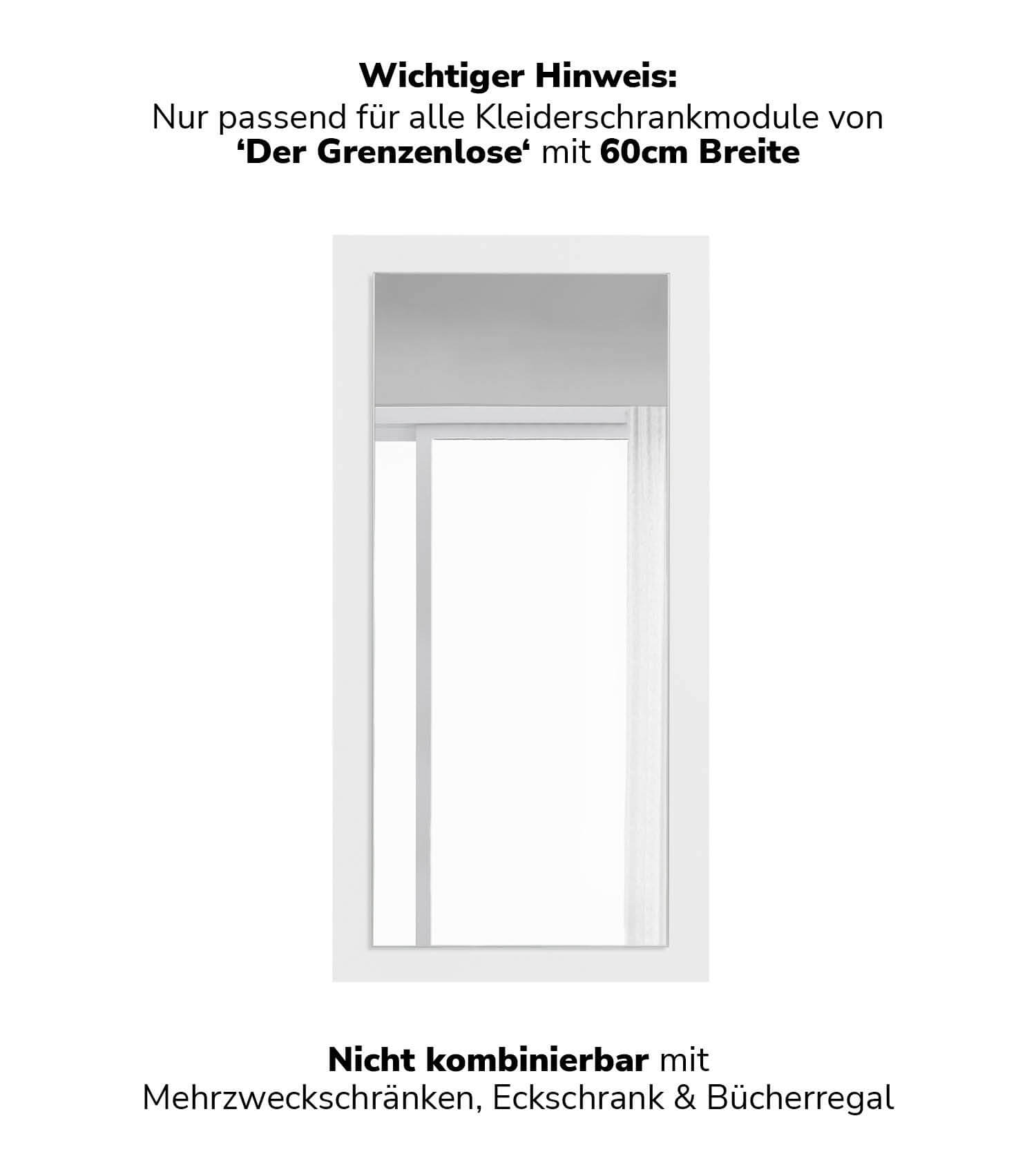 Kleiderschrank Spiegeltür Schranktür mit Spiegel Spiegelschrank Schrank