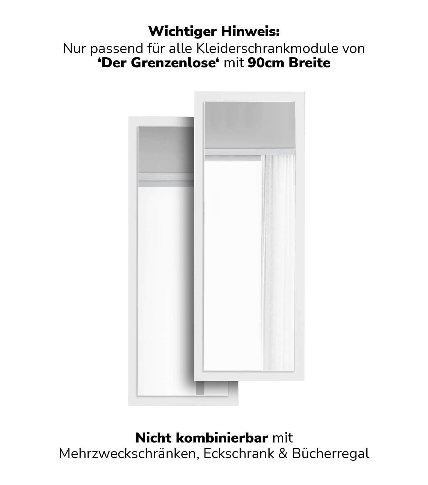 Kleiderschrank Spiegeltür Schranktür mit Spiegel Spiegelschrank Schrank