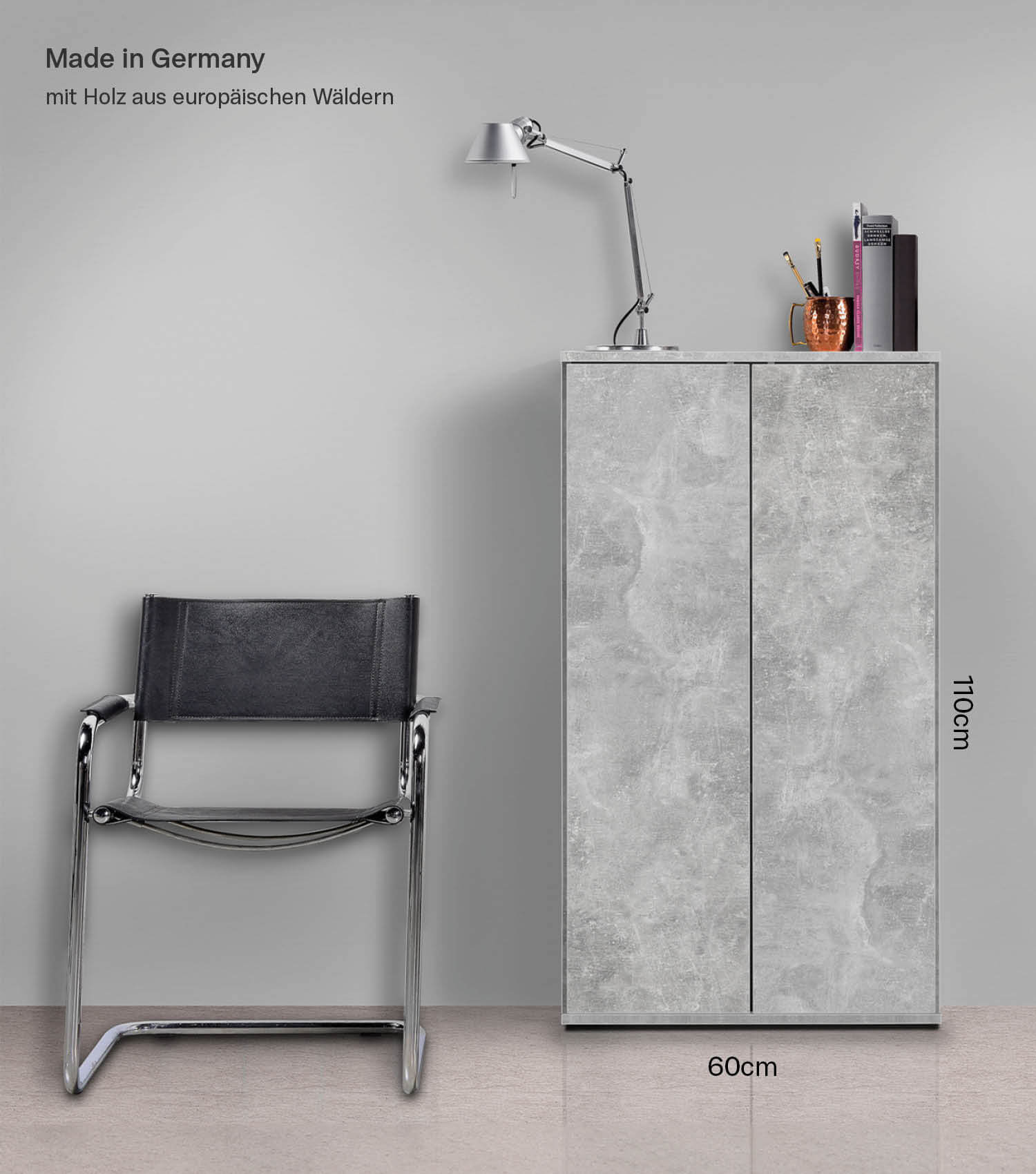 mokebo® 'Der Schlanke' Mehrzweckschrank Aktenschrank Made in DE 