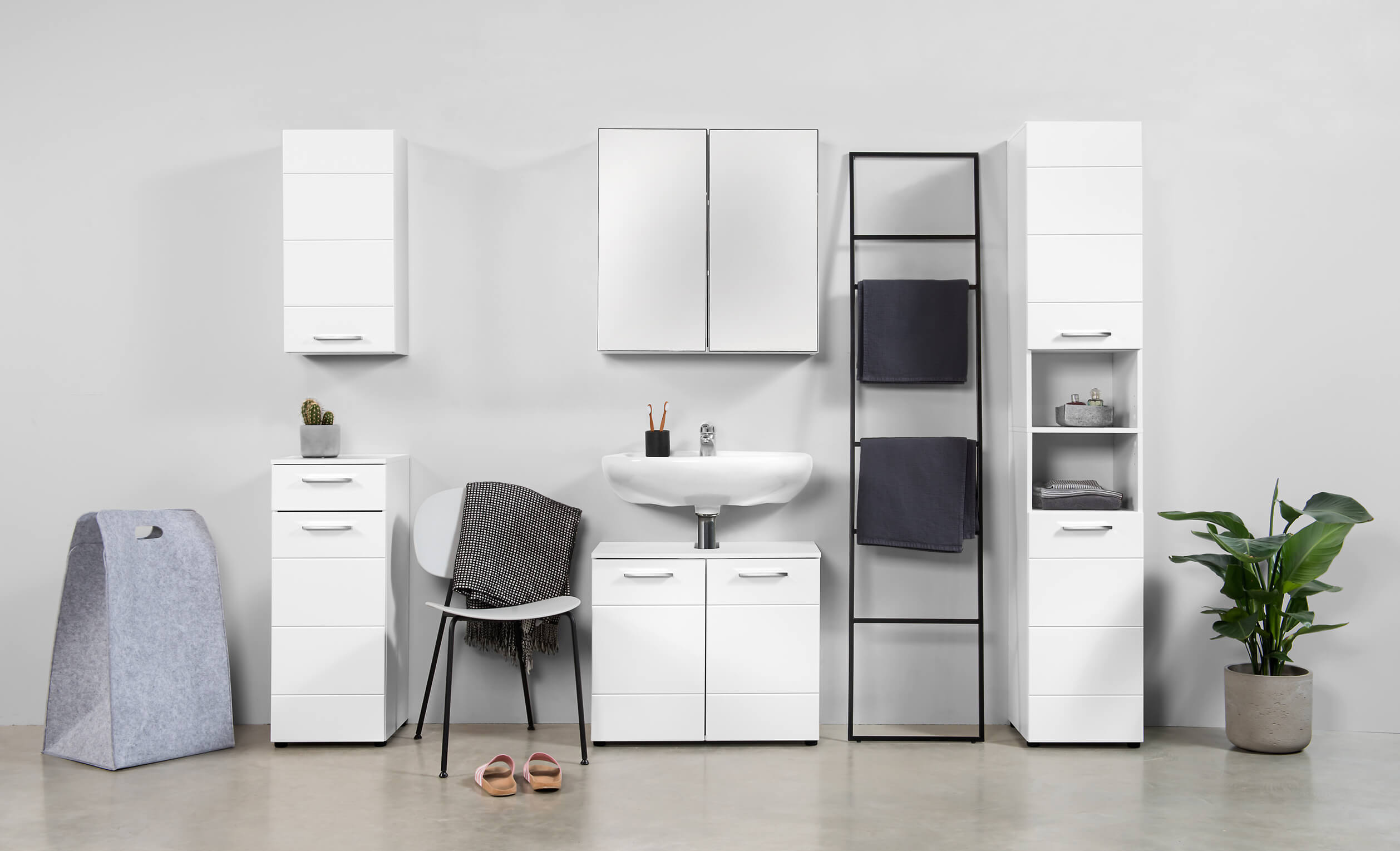 Bad-Beistellschrank Badschrank Badezimmerschrank Beistellschrank Badregal