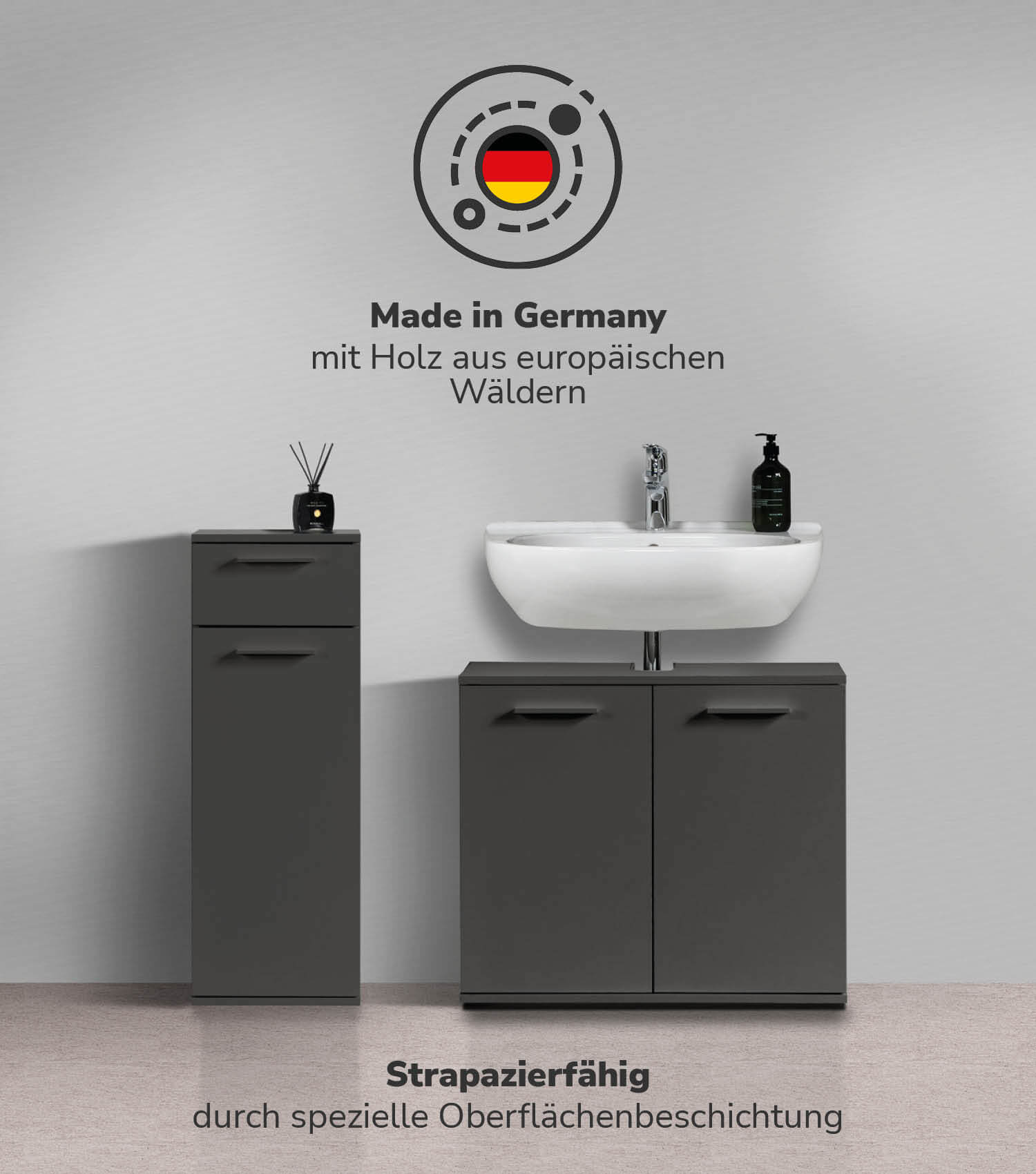 Badmöbel Set Badschrank Set Badschränke Badezimmerschränke Schrank Set