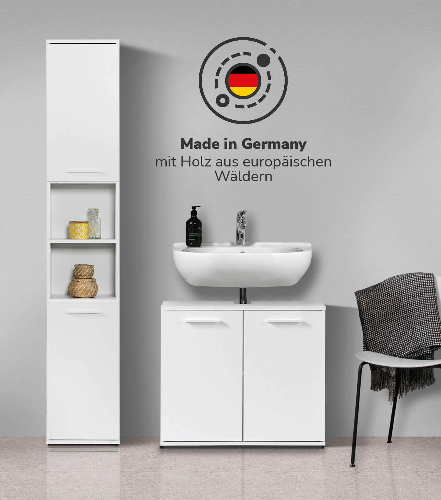 Badmöbel Set Badschrank Set Badschränke Badezimmerschränke Schrank Set