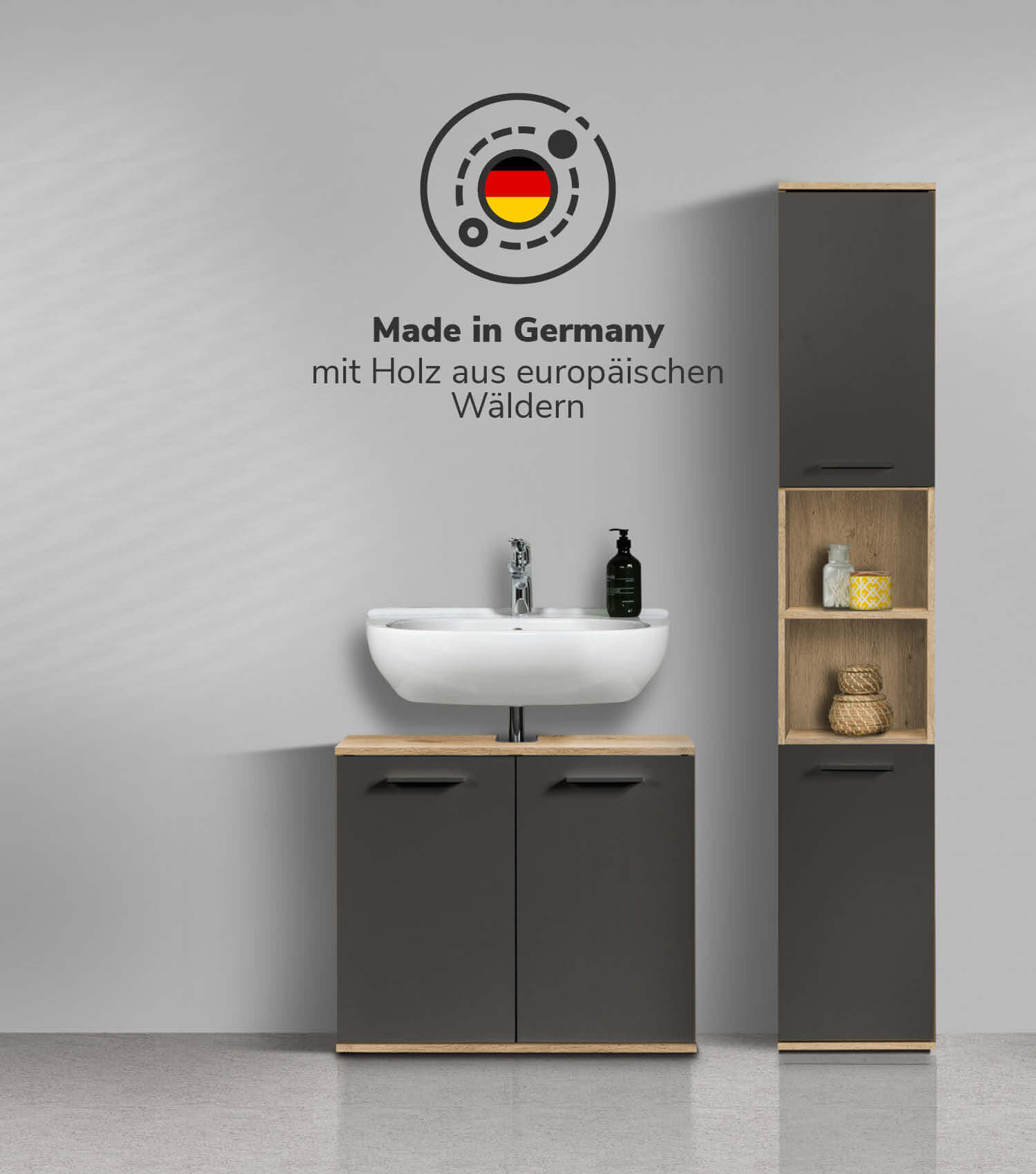 Badmöbel Set Badschrank Set Badschränke Badezimmerschränke Schrank Set