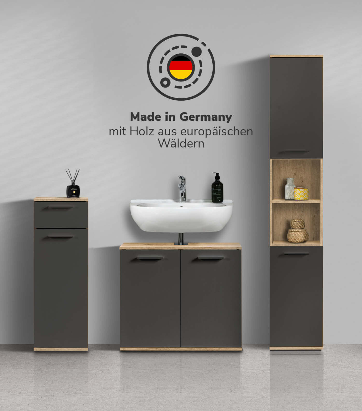 Badmöbel Set Badschrank Set Badschränke Badezimmerschränke Schrank Set