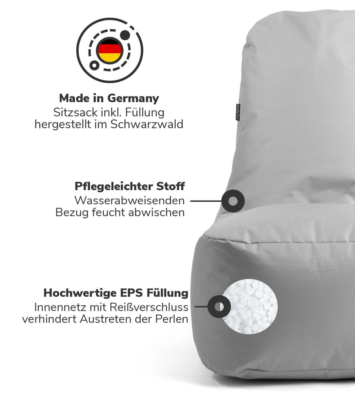 Sitzsack Sitzsack Kinder Gaming Sitzsack Gaming Sessel Bean Bag