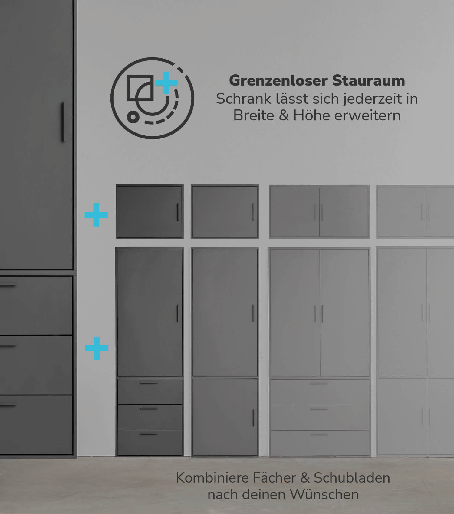 Kleiderschrank Garderobenschrank Schlafzimmerschrank Schrank