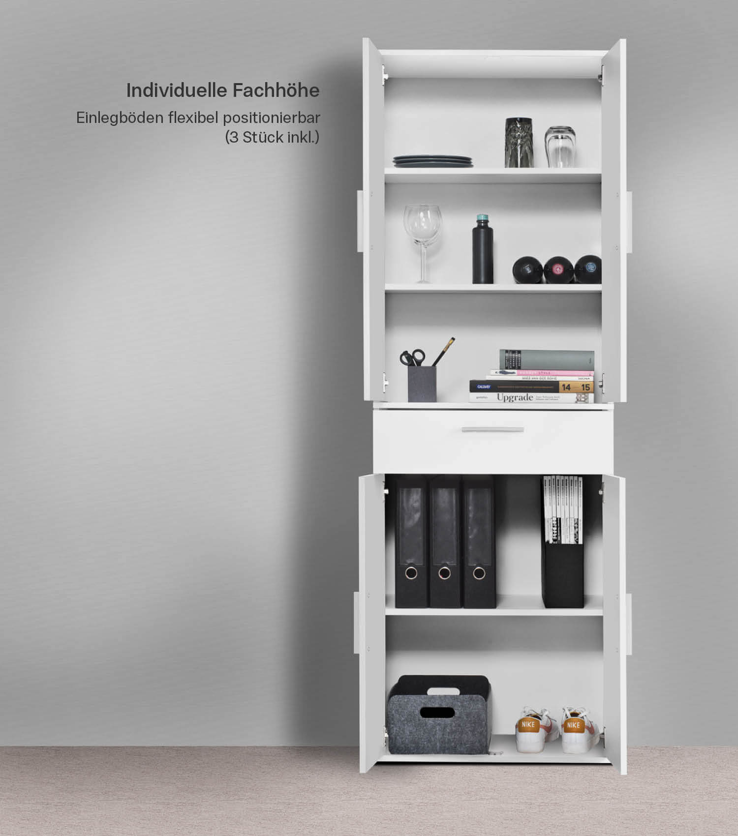 Mehrzweckschrank Set Schrankwand Büroschränke Mehrzweckschränke