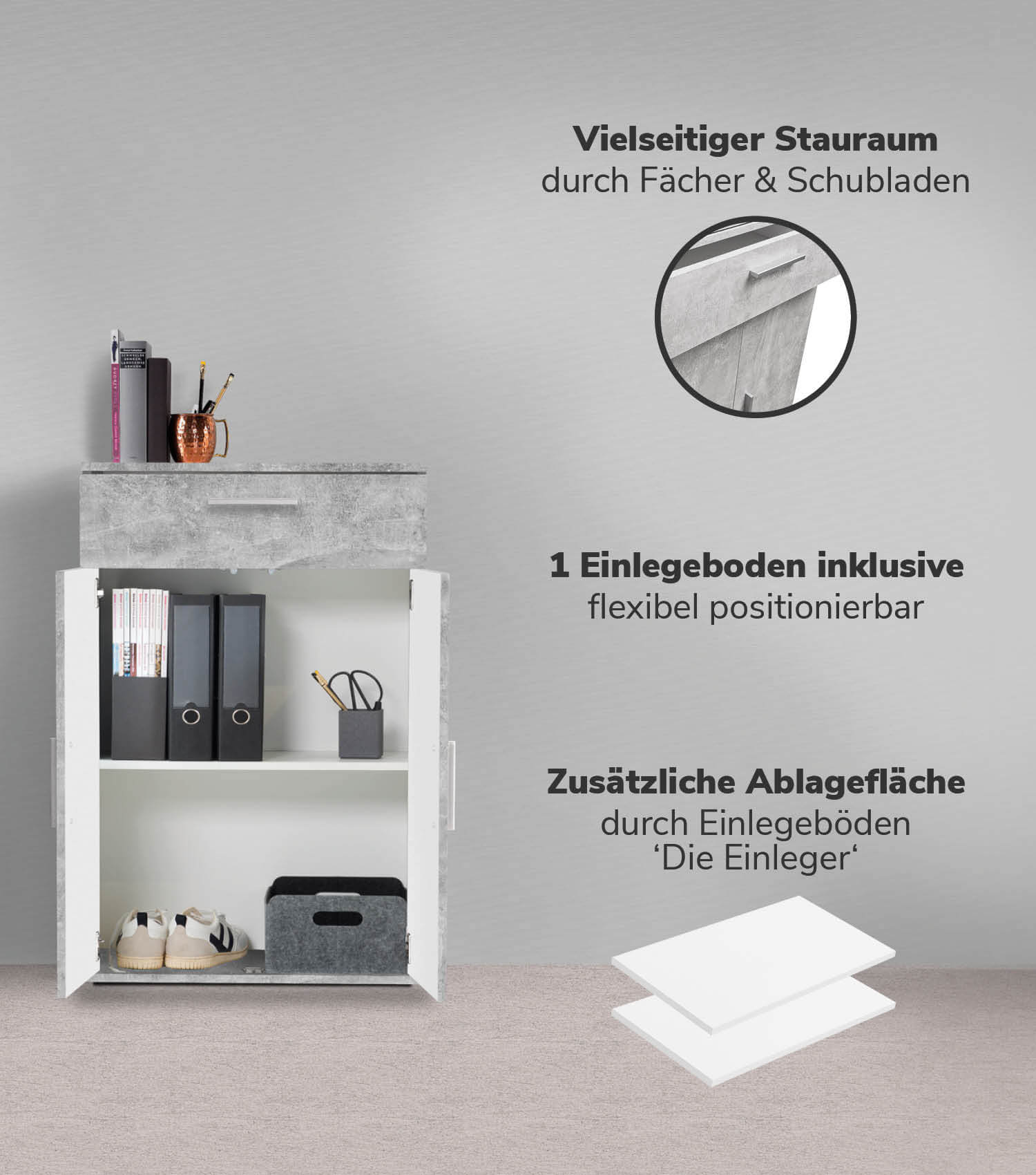 Mehrzweckschrank Set Schrankwand Büroschränke Mehrzweckschränke